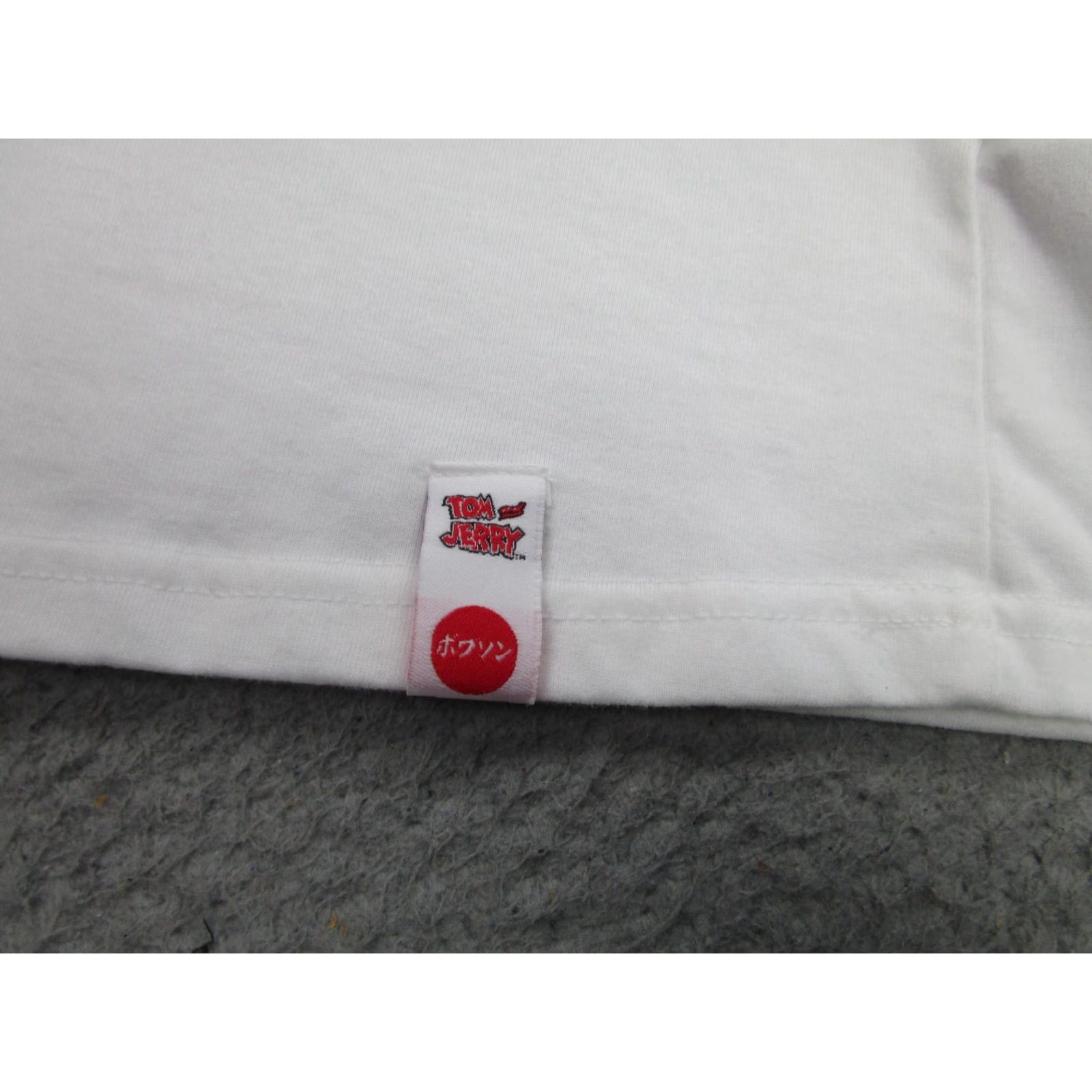 Vintage VINTAGE Tom & Jerry Shirt Mens 2XL White Jerry Meditating Graphic 90s Cartoon Bobson (Mens) Size US XXL / EU 58 / 5 - 4 Thumbnail