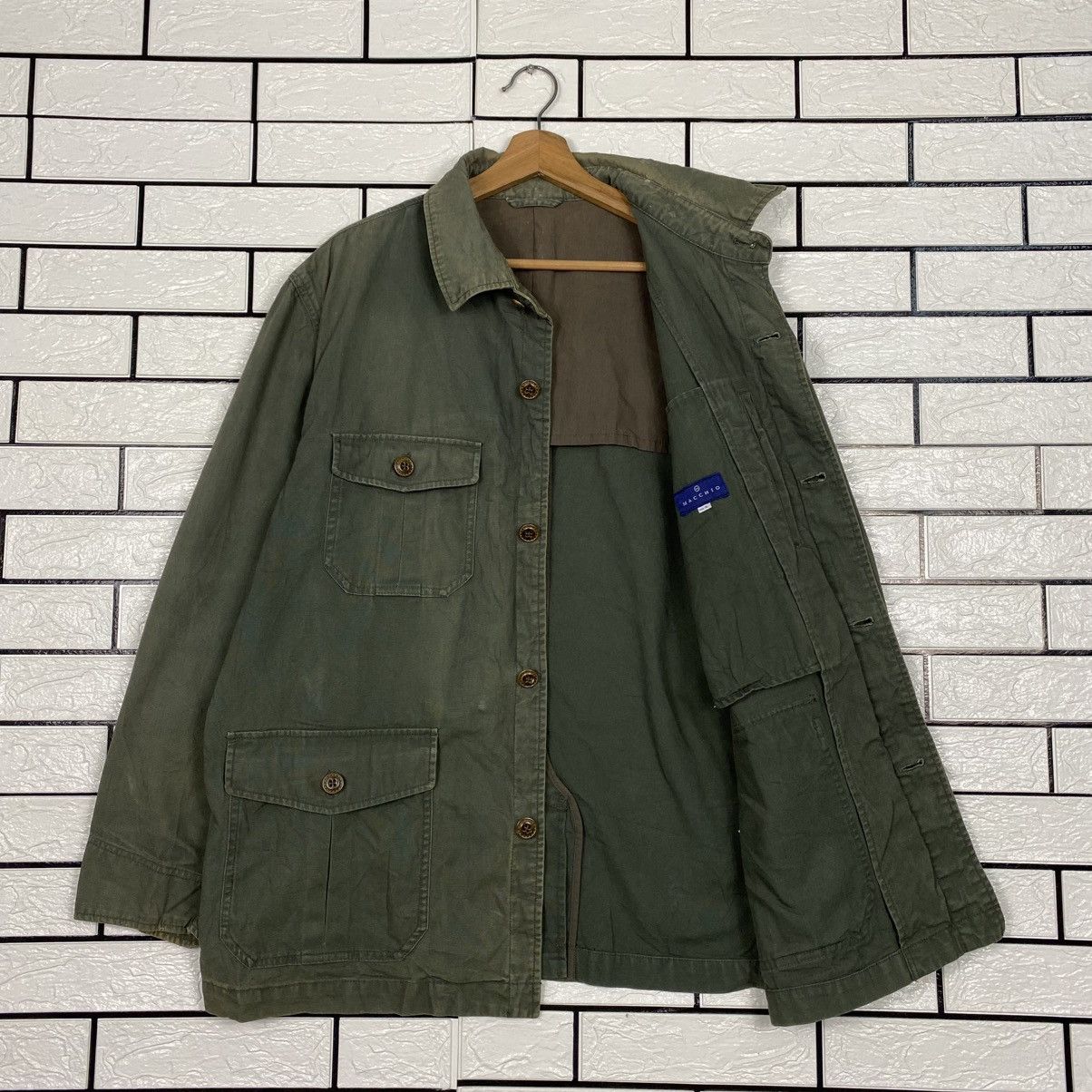 Vintage 📌Vintage Duck Canvas Detroit Chore Jacket Blanket Macchio Size US L / EU 52-54 / 3 - 12 Thumbnail
