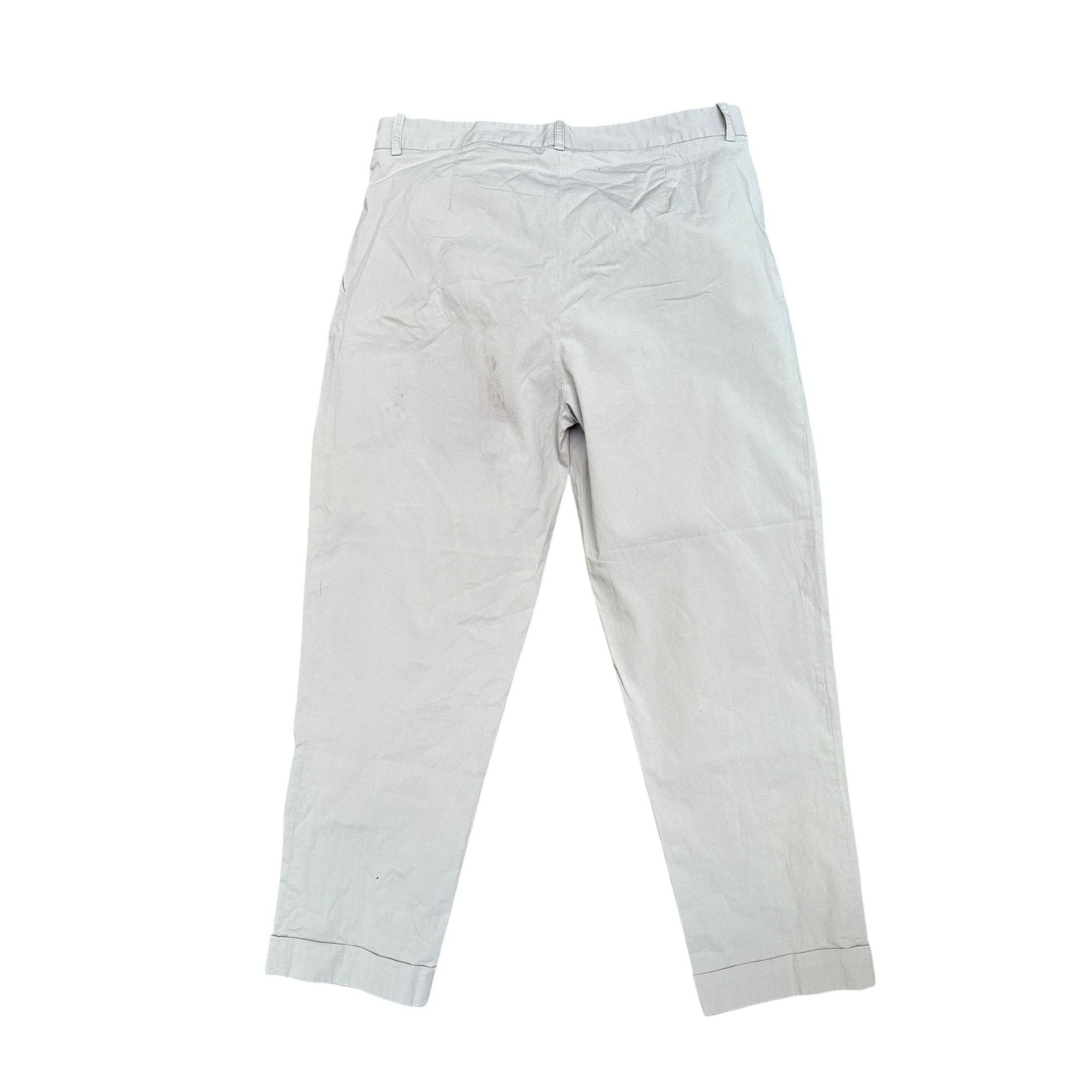 Jil Sander Beige Cotton pants Size 25" / US 0 / IT 36 - 3 Thumbnail