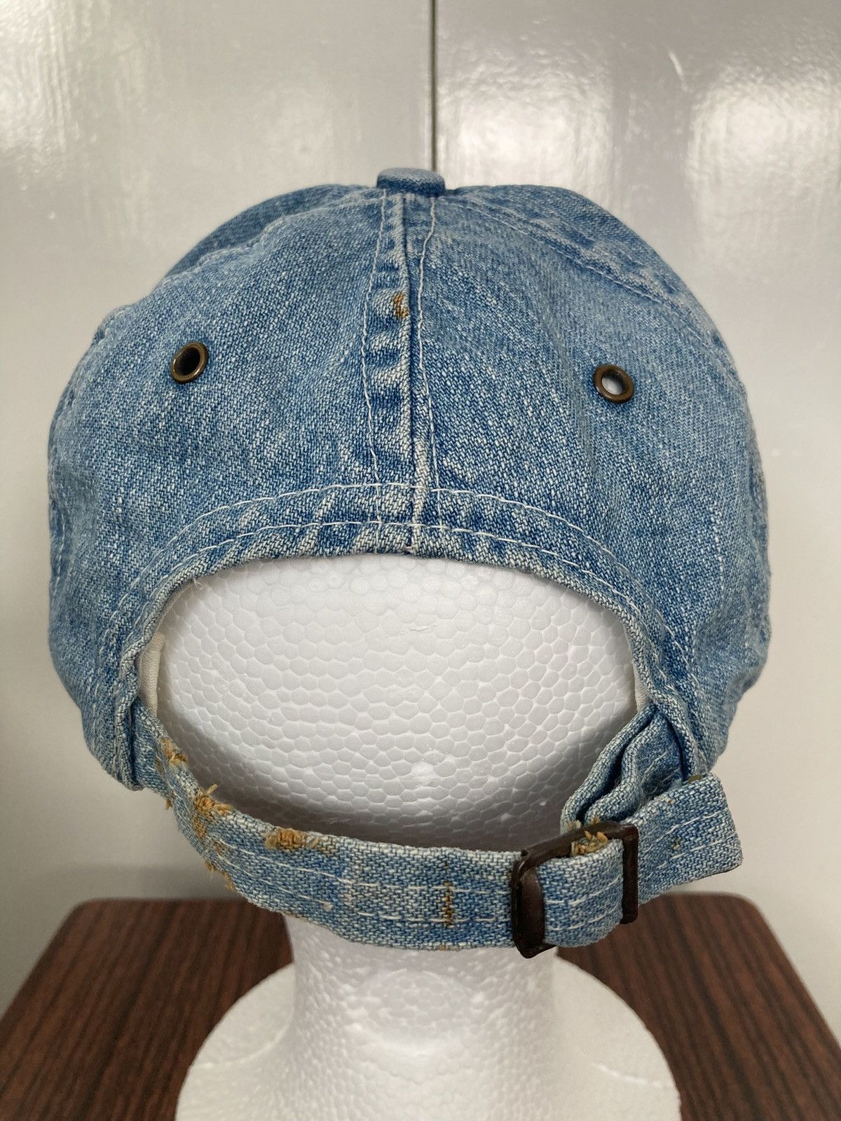 Gap GAP DENIM JEANS HAT CAP STRAP BACK VINTAGE 1980s 1990s 90s Size ONE SIZE - 9 Thumbnail