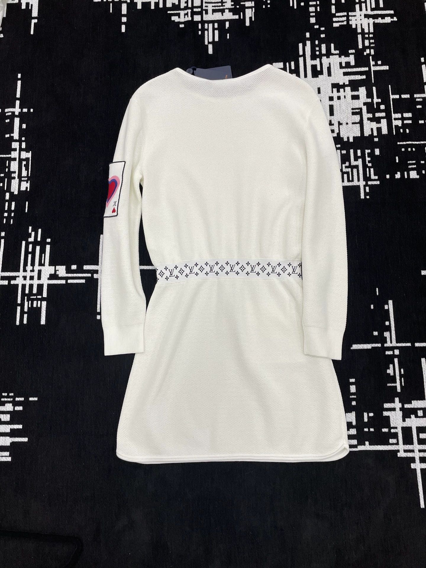 Louis Vuitton LV white playing cards XS dress Size XS / US 0-2 / IT 36-38 - 3 Thumbnail
