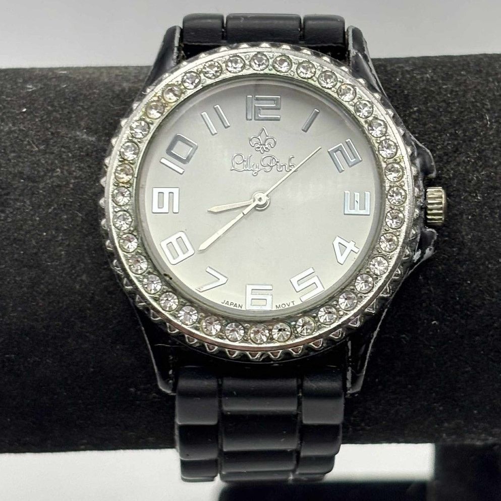 Other Black & Silver Lily Pink Men's Watch Size ONE SIZE - 2 Thumbnail