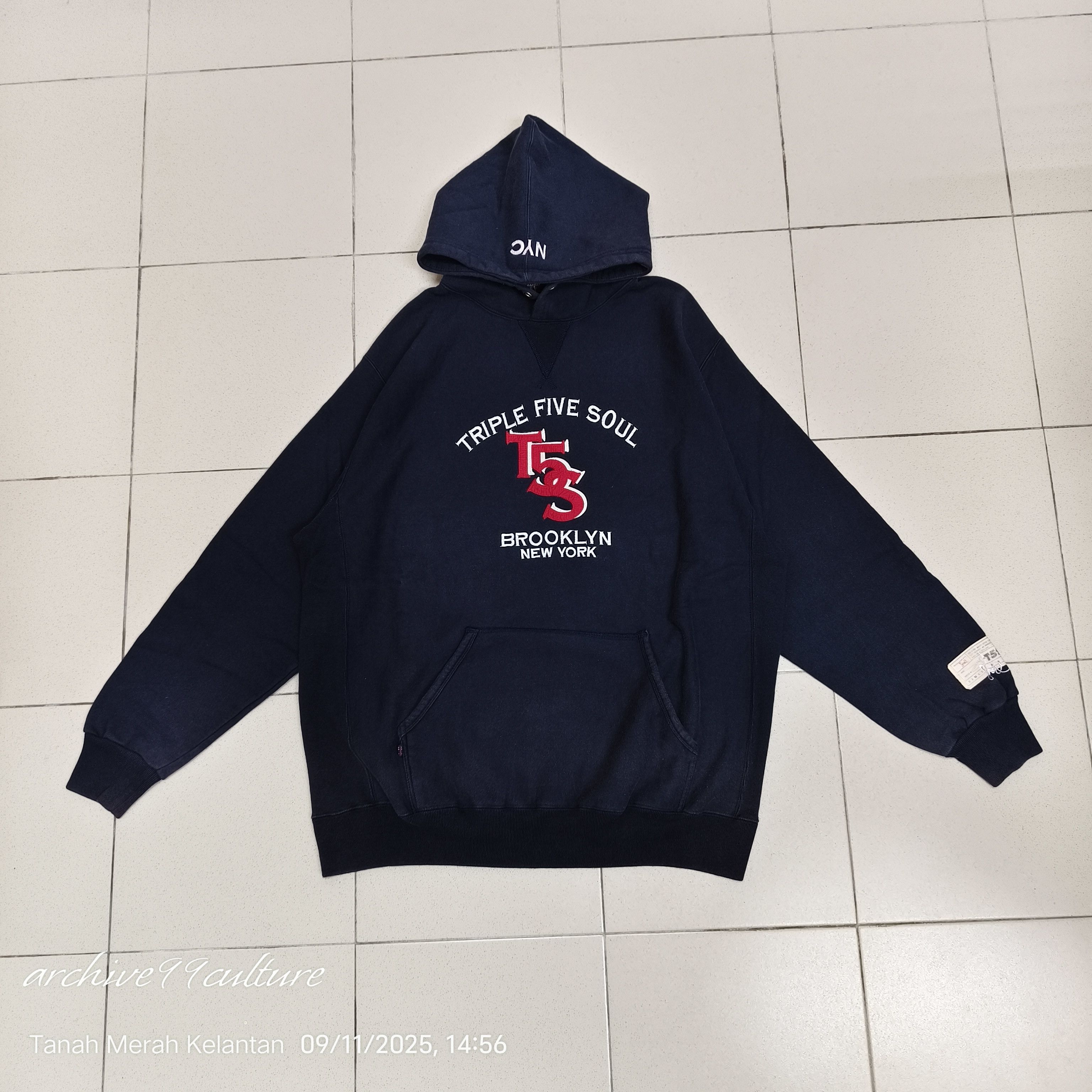 Triple 5 Soul Triple 5 Soul NYC Red Hoodie | Grailed