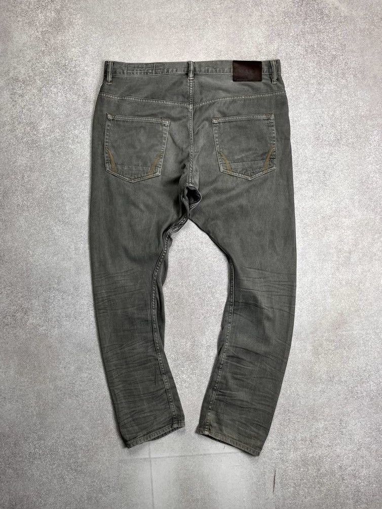 VINTAGE ALLSAINTS AVANTGARDE DENIM FLARED PANTS JAPANESE 36