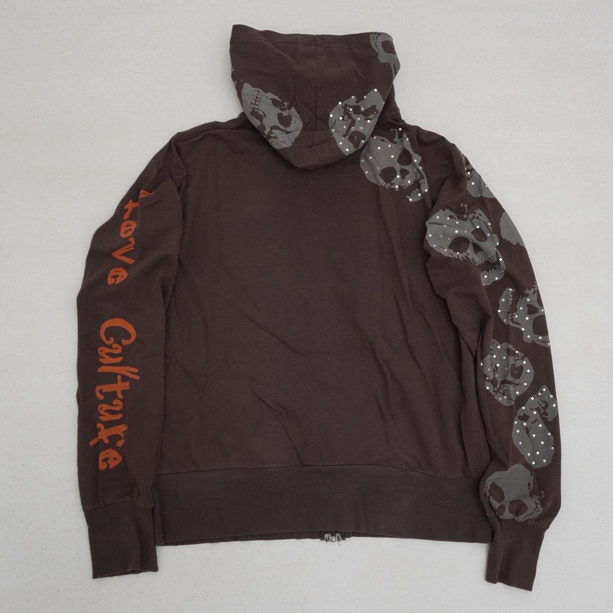 Le Grande Bleu (L.G.B.) Vintage Y2K Hoodie Love Culture Skull Gothic lgb Style Size US L / EU 52-54 / 3 - 2 Thumbnail