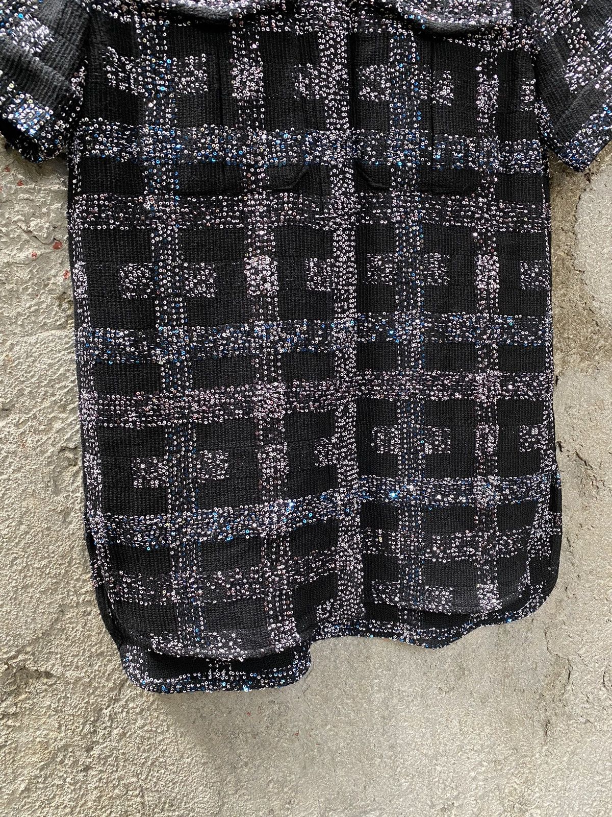 Chanel FW17 Runway Black Sequined Top Size XXS / US 00 / IT 34 - 7 Thumbnail
