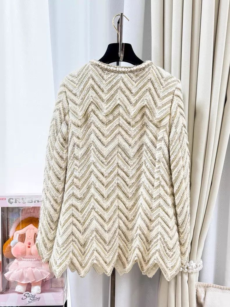 Chanel Chanel Platinum wavy tweed jacket Size XS / US 0-2 / IT 36-38 - 2 Thumbnail