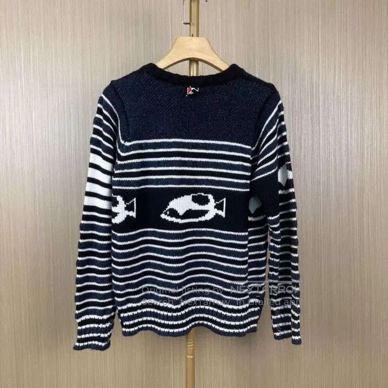 Thom Browne Thom Browne Striped Cotton Long-Sleeve Sweater . Size M / US 6-8 / IT 42-44 - 2 Thumbnail