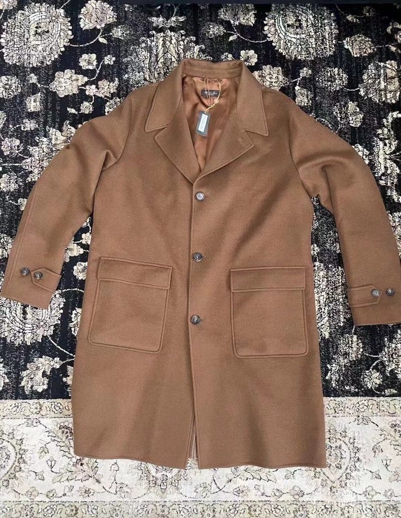 Loro Piana LORO PIANA Men's cashmere coat Size US XL / EU 56 / 4 - 1 Thumbnail