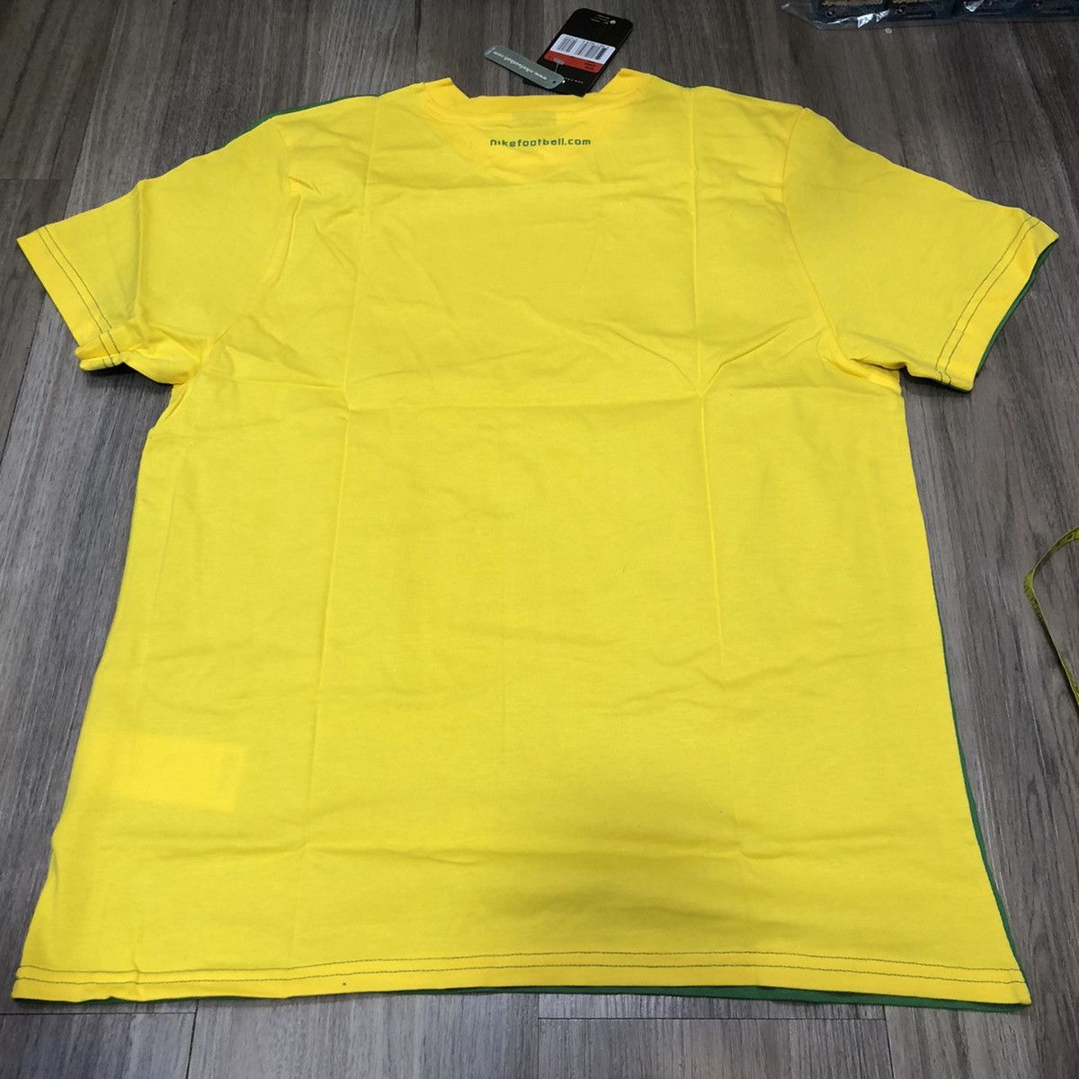Nike Brazil 2000s nike soccer tee (Bnwt) Size US L / EU 52-54 / 3 - 2 Thumbnail