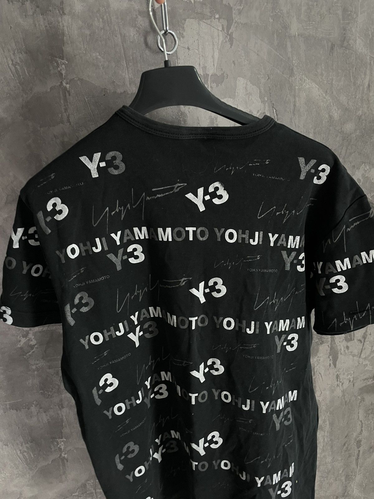 Y-3 Y-3 x Yohji Yamamoto multi logo Rare Japanese t-shirt Size US M / EU 48-50 / 2 - 7 Thumbnail