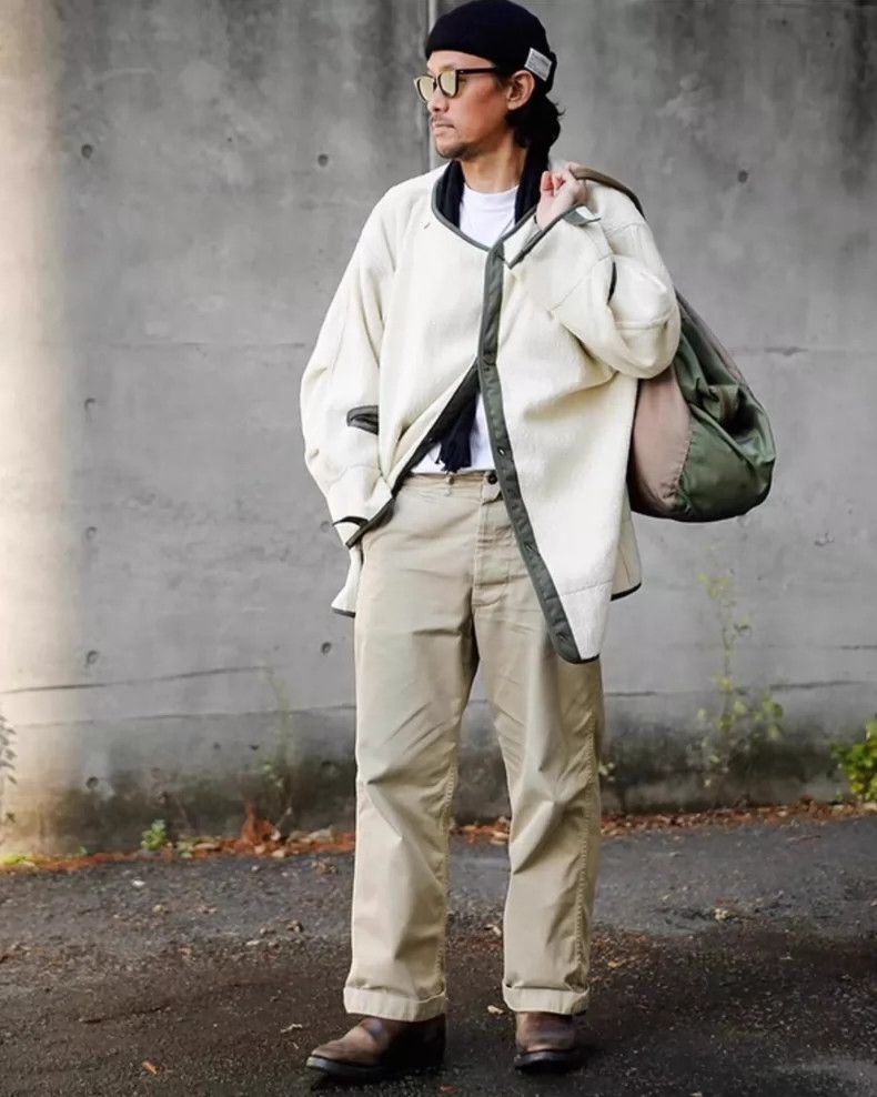 The Real McCoy's THE REAL McCOY'S PARKA, LINER, M-1951 Navy Anchor Horn Butt Size US M / EU 48-50 / 2 - 5 Thumbnail