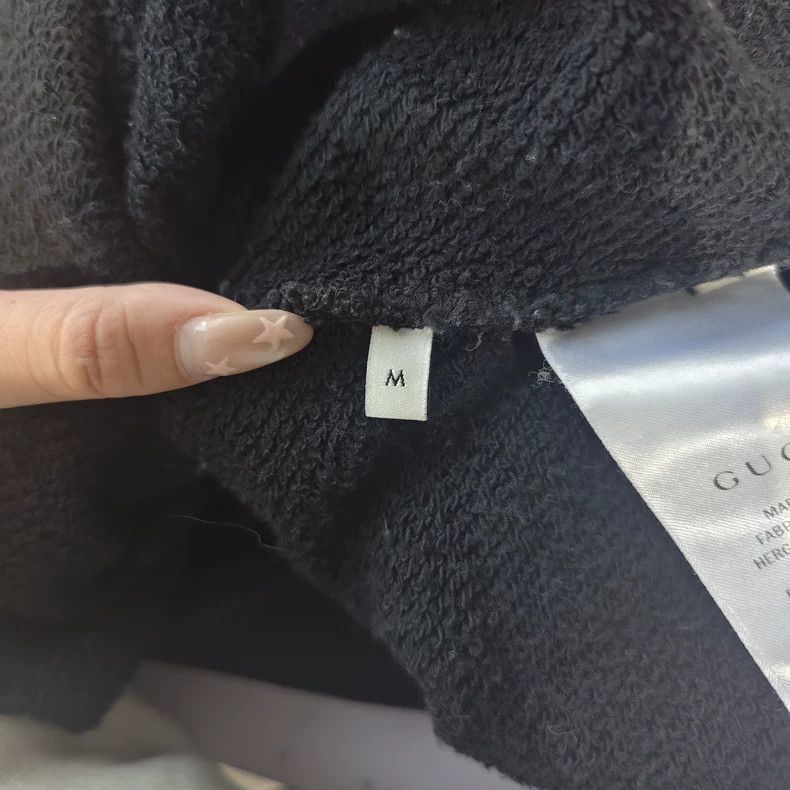 Gucci Gucci Black Hooded Sweatshirt Size US M / EU 48-50 / 2 - 3 Thumbnail