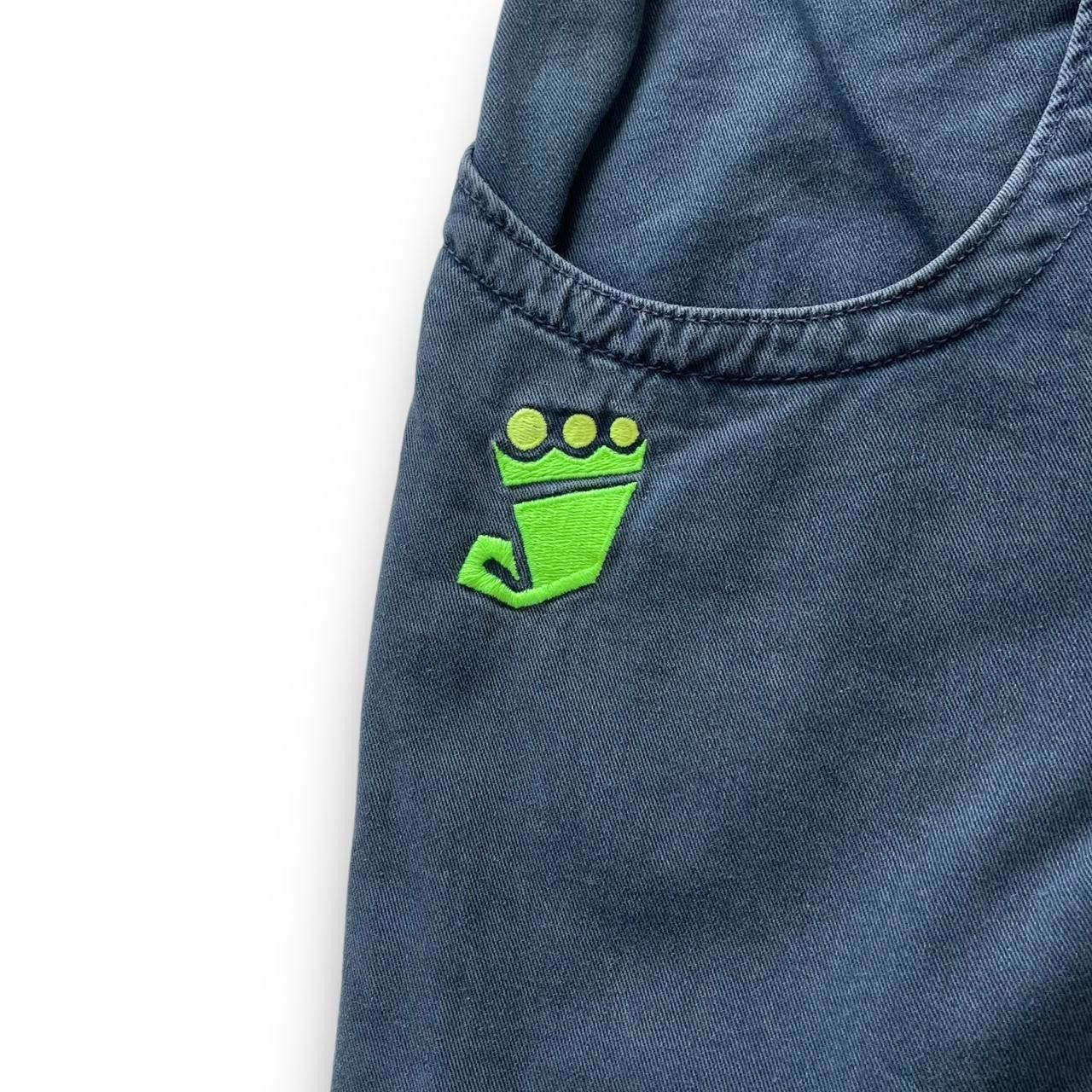JNCO JNCO Men's Navy and Green Shorts Size US 31 - 2 Thumbnail