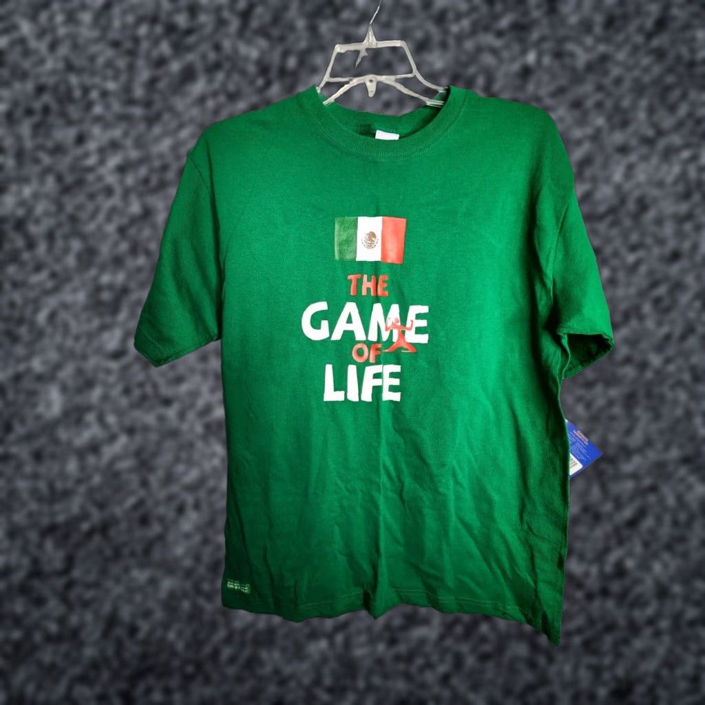 Vintage VINTAGE FIFA WORLD CUP T-Shirt Mens L Green South Africa 2010 Soccer Size US L / EU 52-54 / 3 - 1 Thumbnail