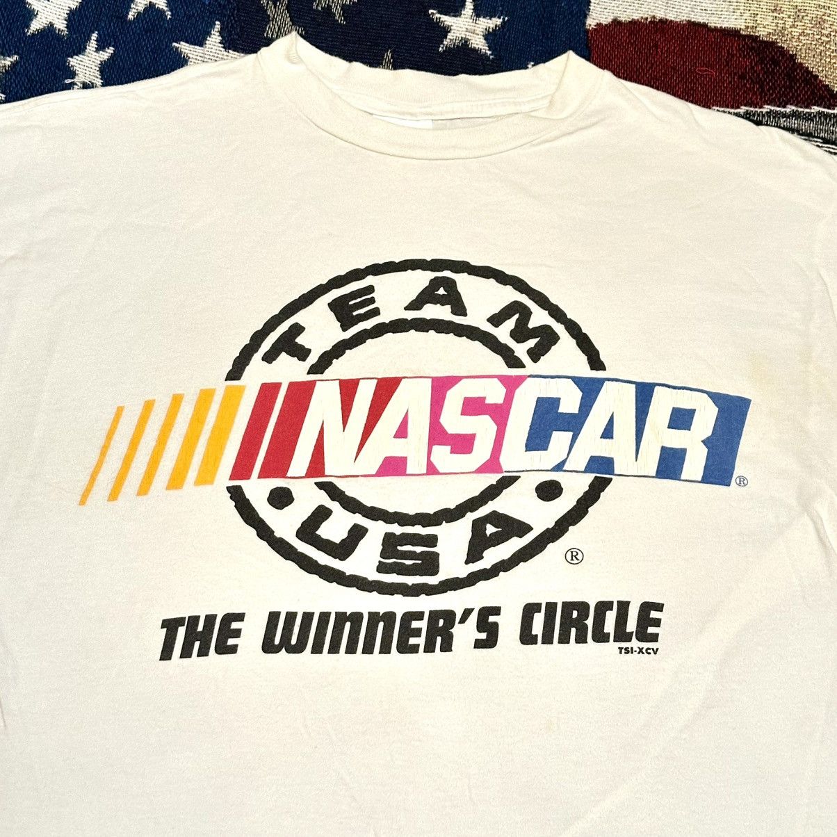 NASCAR × Vintage 1995 - NASCAR Team USA “The Winners Circle” TSHIRT XL Size US XL / EU 56 / 4 - 2 Thumbnail