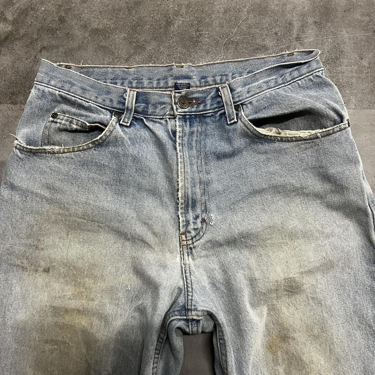 Vintage Crazy Vintage Y2K/2000s Skater Style Streetwear Light Wash Denim Jeans! Size US 32 / EU 48 - 4 Thumbnail