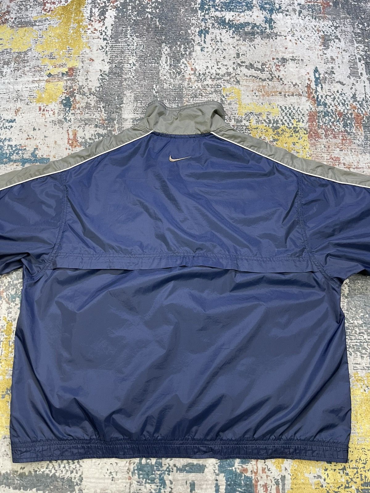 Nike Vintage 90s Nike Spell Out Windbreaker Jacket Size US L / EU 52-54 / 3 - 11 Thumbnail