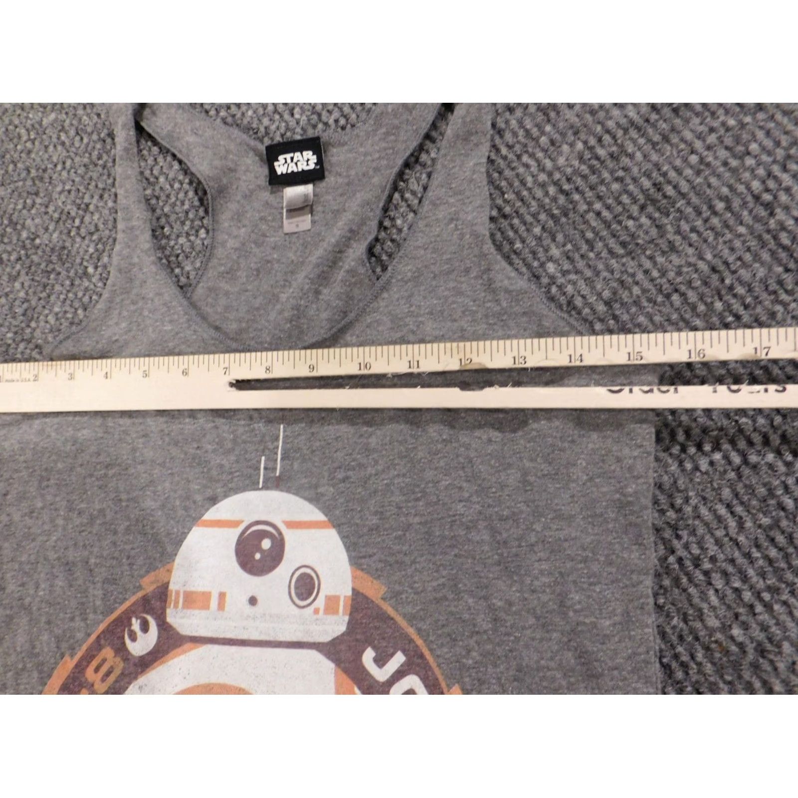 Star Wars Star Wars Shirt Women Tank Small Gray Crew Neck Sleeveless Cotton Stars Graphic Casual Ruffles Vintage: No Stretch Size S / US 4 / IT 40 - 5 Thumbnail