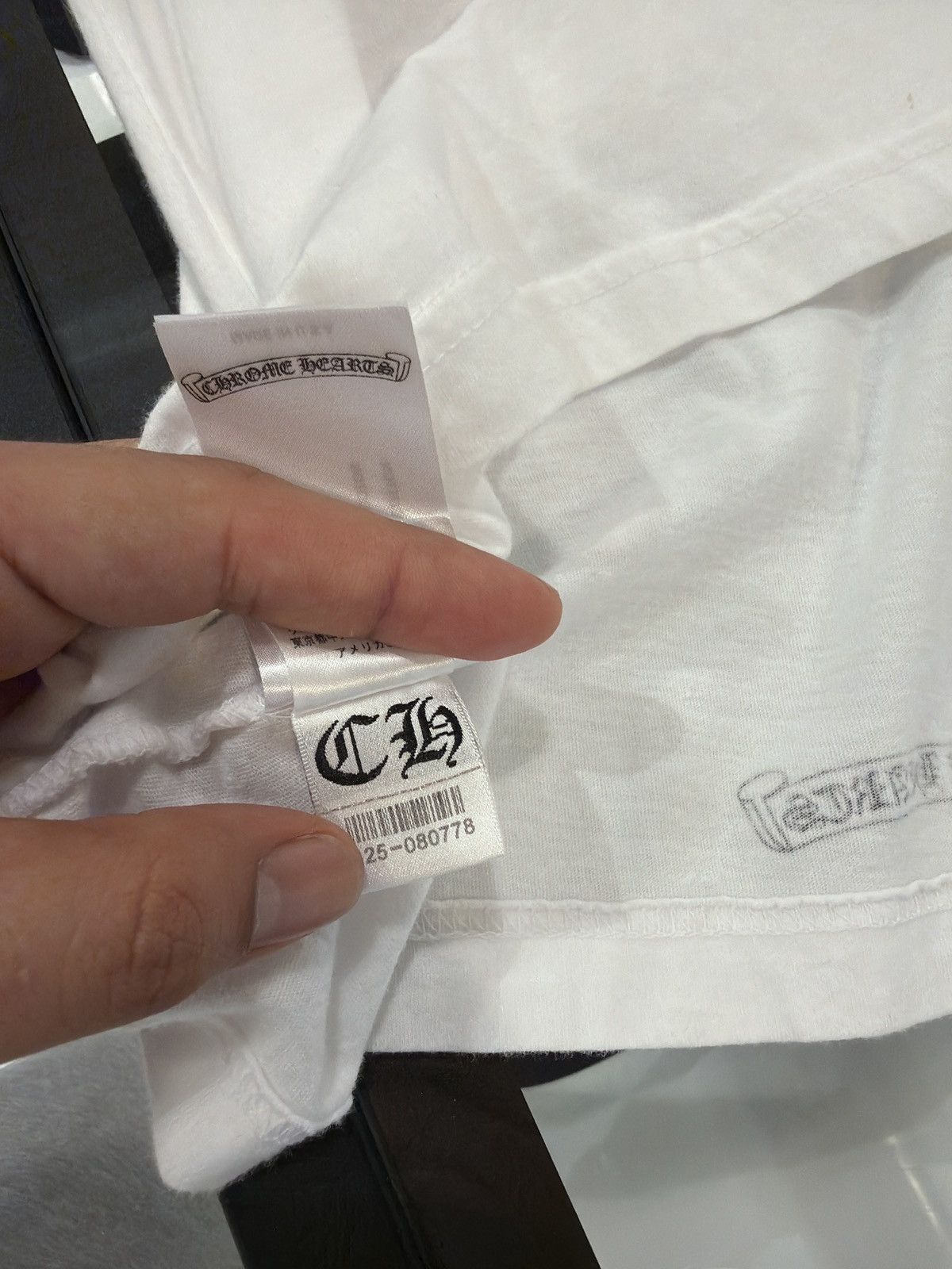 Chrome Hearts Chrome Hearts Tokyo Exclusive Eyechart White Tee Size US M / EU 48-50 / 2 - 7 Thumbnail