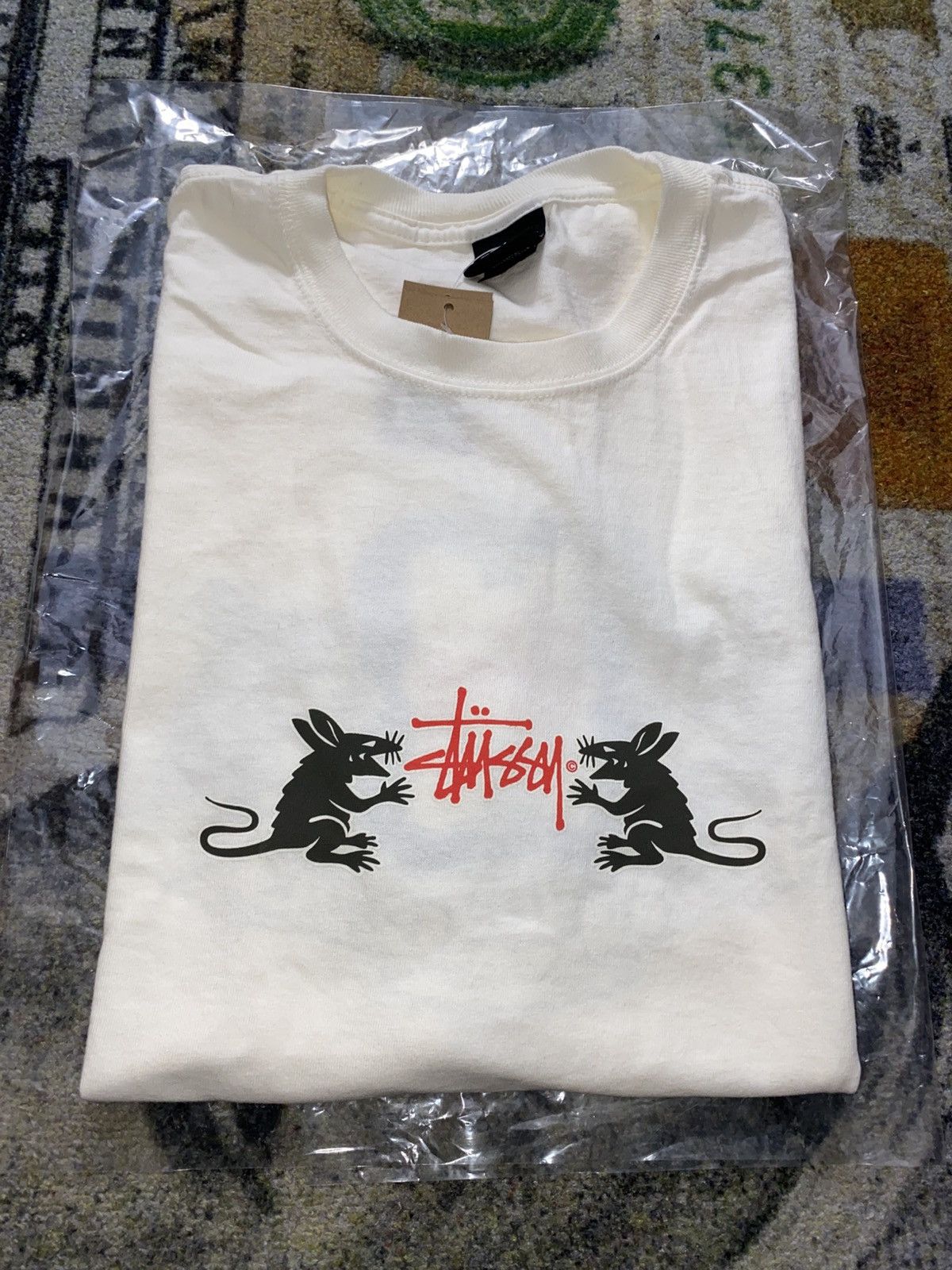 Stussy HOMEBREW TEE PIGMENT DYED 白 M