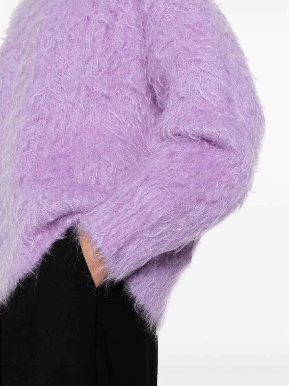 Jil Sander o1loc1c1224 Sweater in Purple Size M / US 6-8 / IT 42-44 - 3 Thumbnail