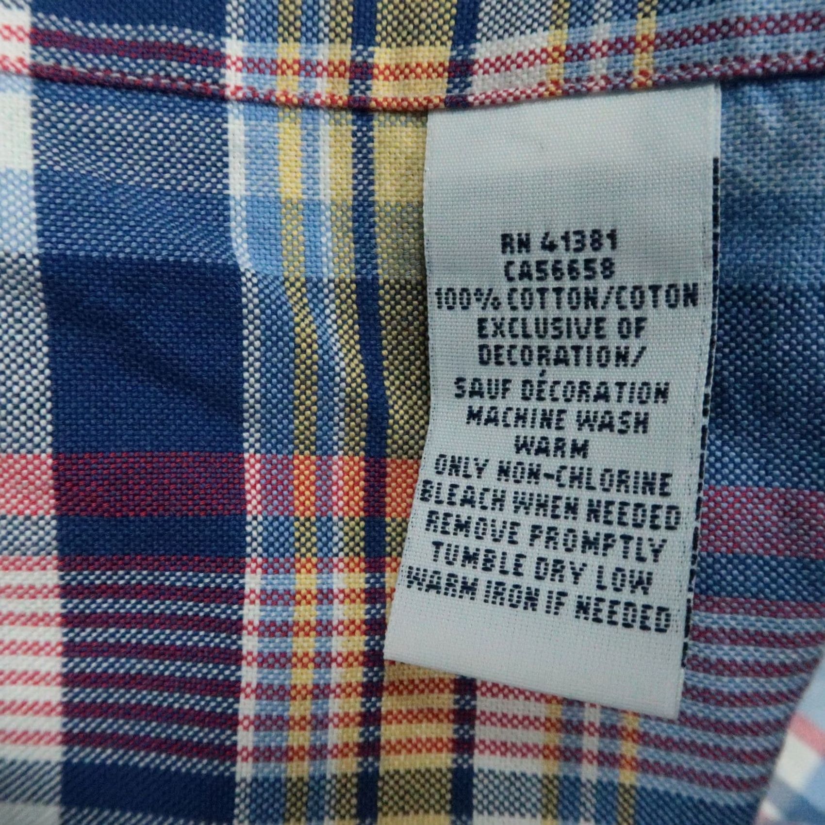 Ralph Lauren Ralph Lauren Mens Small Blue Red Plaid Long Sleeve Button-Down NWT Size US S / EU 44-46 / 1 - 5 Thumbnail