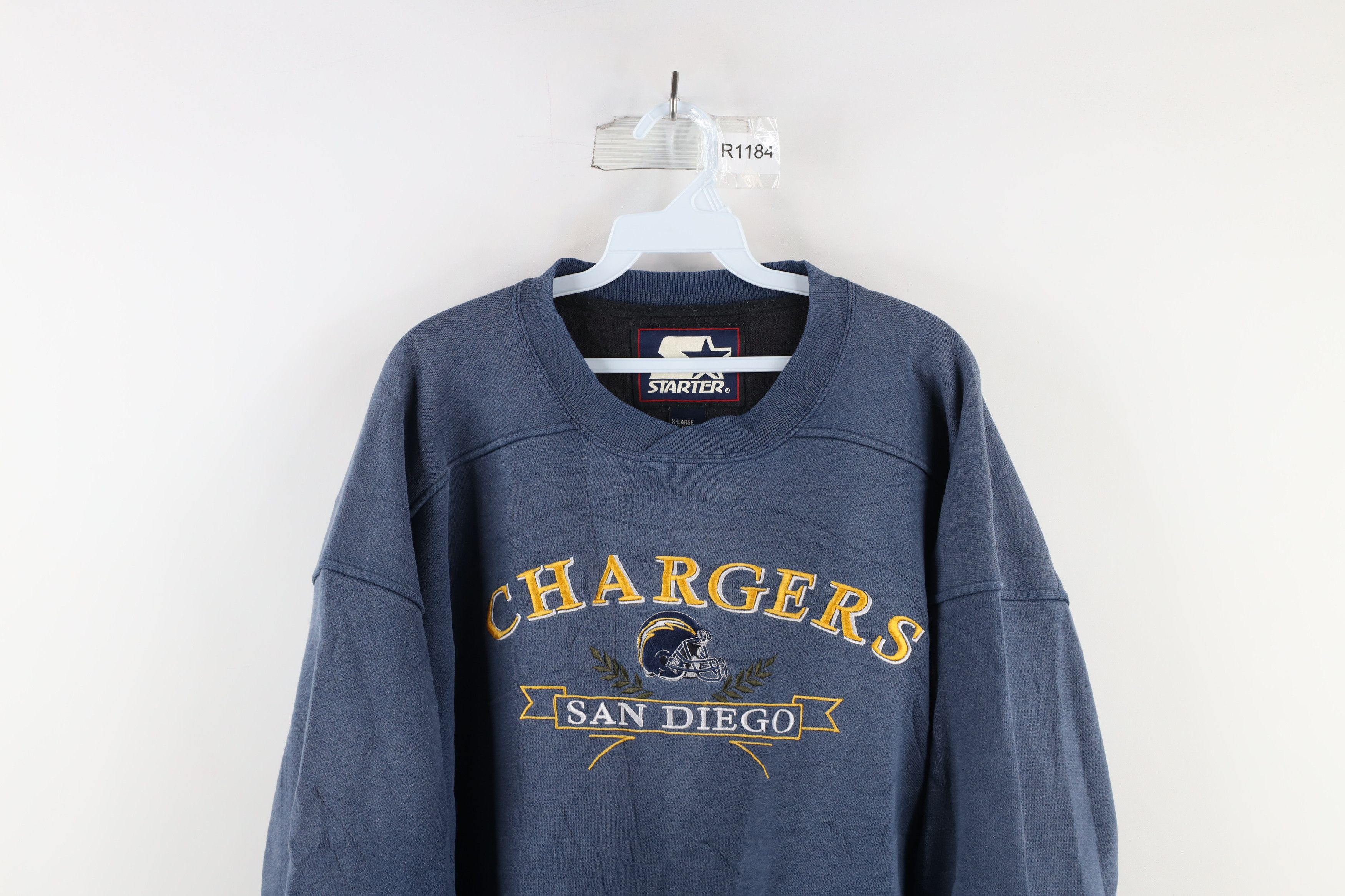 Starter × Vintage Vintage 90s Starter San Diego Chargers Football Sweatshirt Size US XL / EU 56 / 4 - 2 Thumbnail