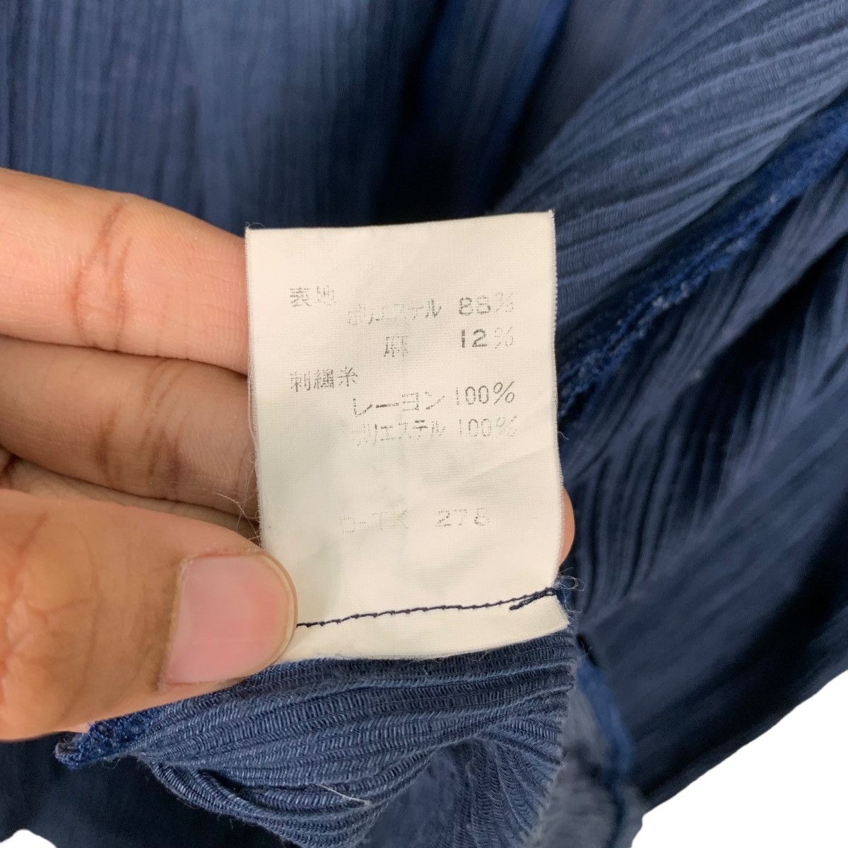 Japanese Brand SONIA GILLES Pleated Single Button Jacket #1094-C50 Size XL / US 12-14 / IT 48-50 - 17 Thumbnail