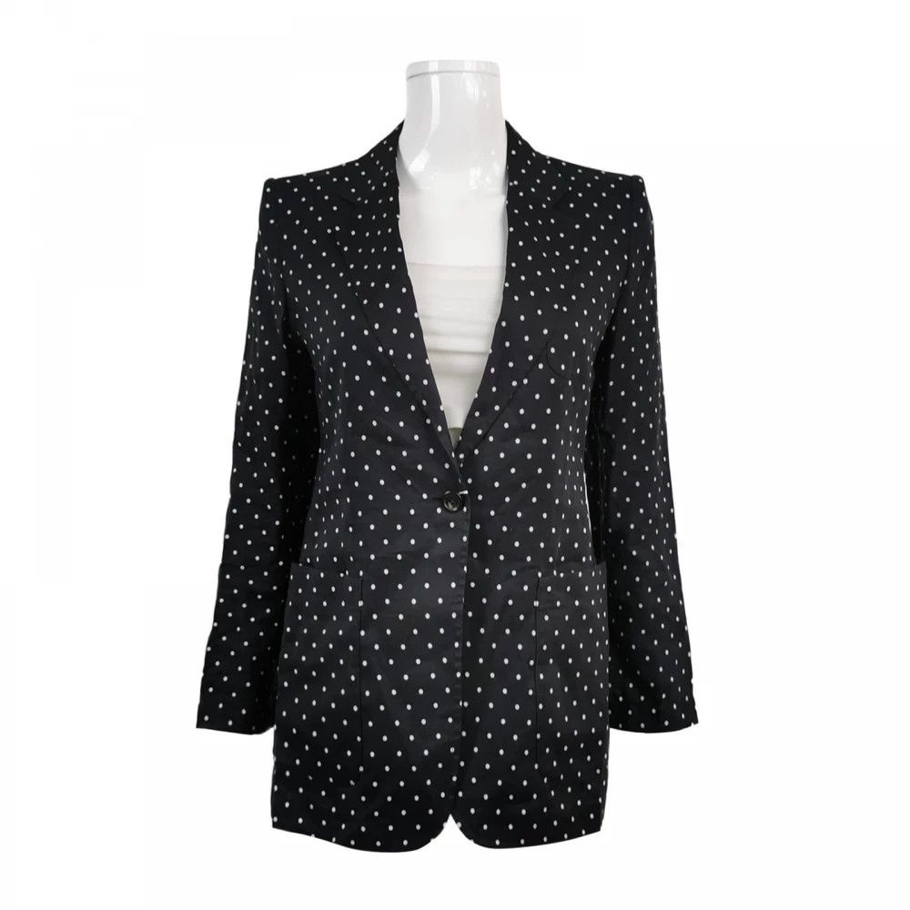 Max Mara MaxMara Ramie Colorblock Collar Coat XS Size XS / US 0-2 / IT 36-38 - 1 Thumbnail