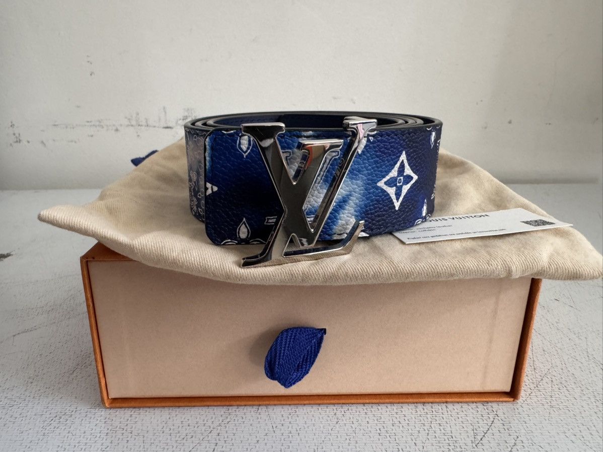 Louis Vuitton ネイビー ベルト 95/38 Louis Vuitton ベルト 95/38 ブラックl - メルカリ