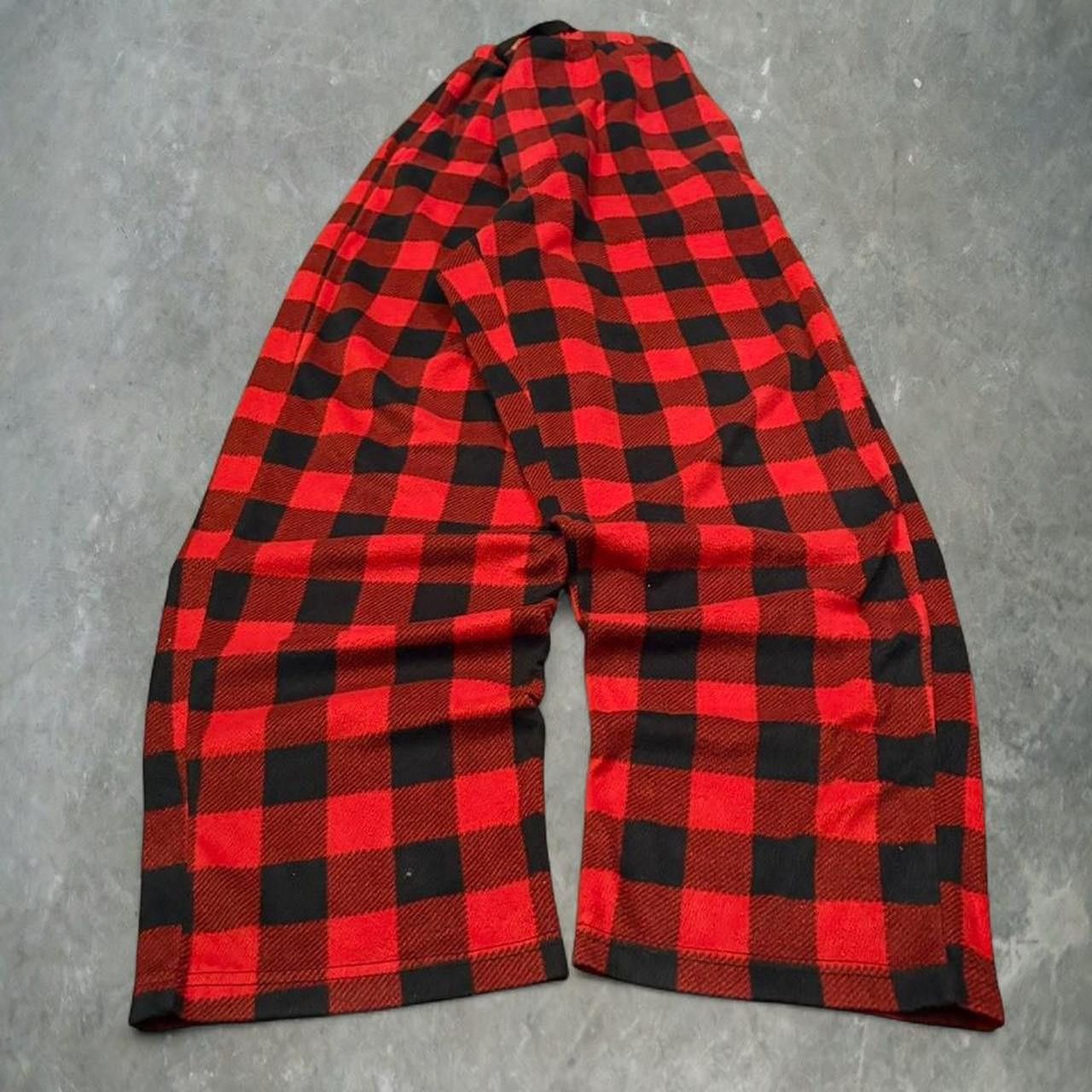 Vintage Crazy Vintage Y2K/2000s Baggy Red and Blue Pajama sweatpants! Size US 34 / EU 50 - 1 Thumbnail