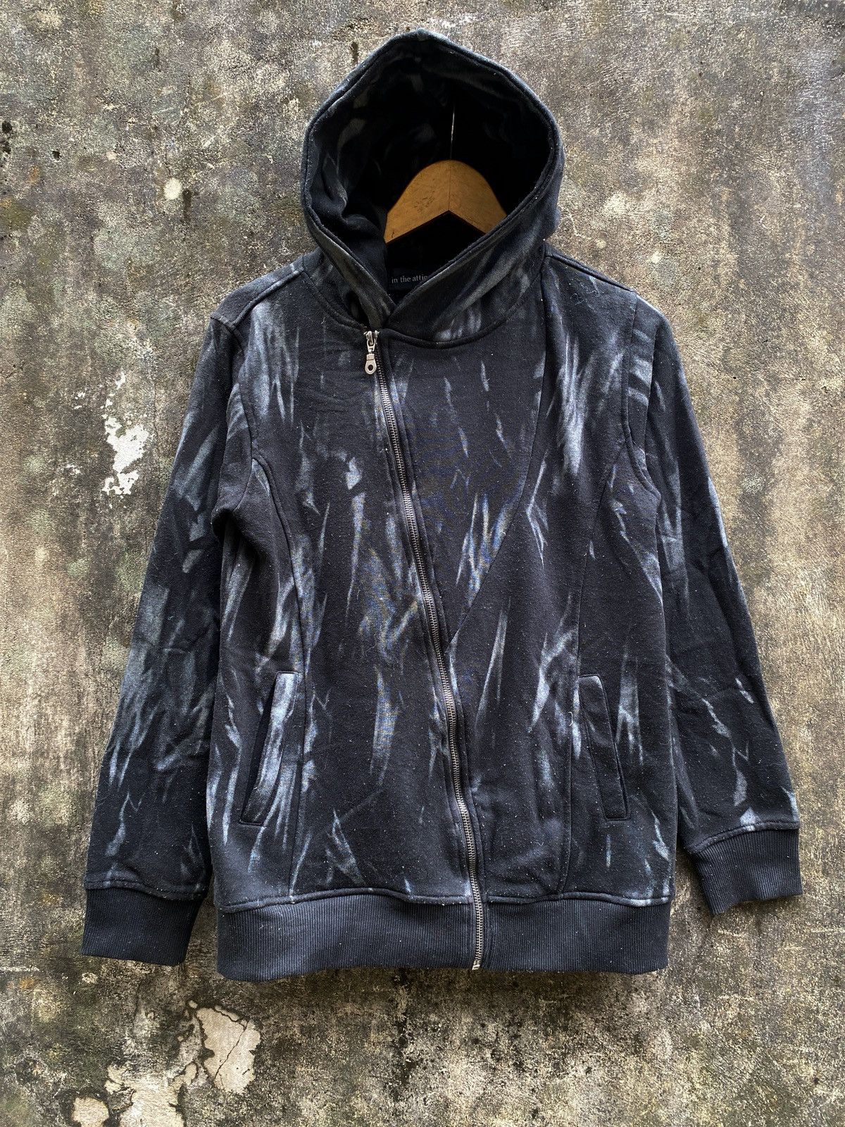 If Six Was Nine × In The Attic × Le Grande Bleu (L.G.B.) In The Attic Asymmetrical Rick Owens style zip hoodie Size US M / EU 48-50 / 2 - 1 Thumbnail