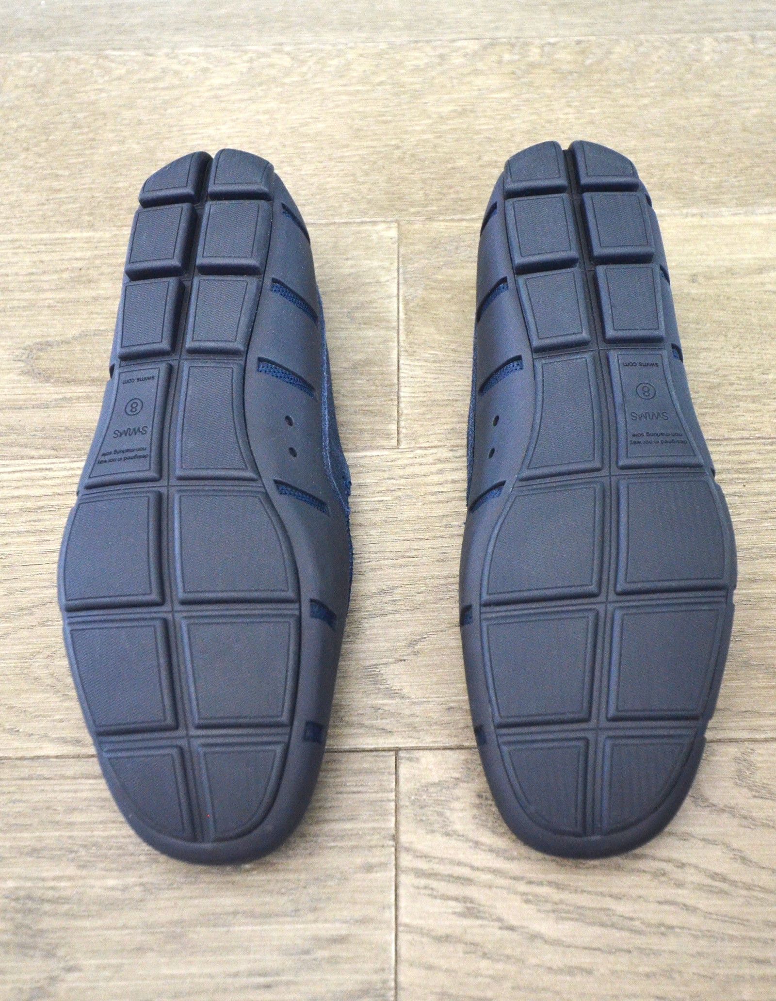 Swims Swims Navy Blue Loafer with Orange Stripe Size US 8 / EU 41 - 8 Thumbnail