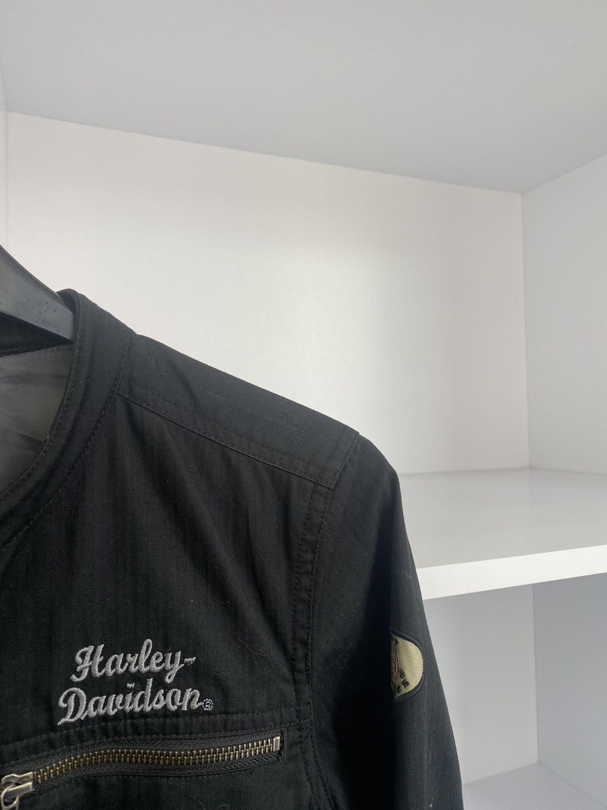 Harley Davidson × Vintage Vintage Harley-Davidson Motorcycles Big Logo Women’s Jacket Size M / US 6-8 / IT 42-44 - 5 Thumbnail