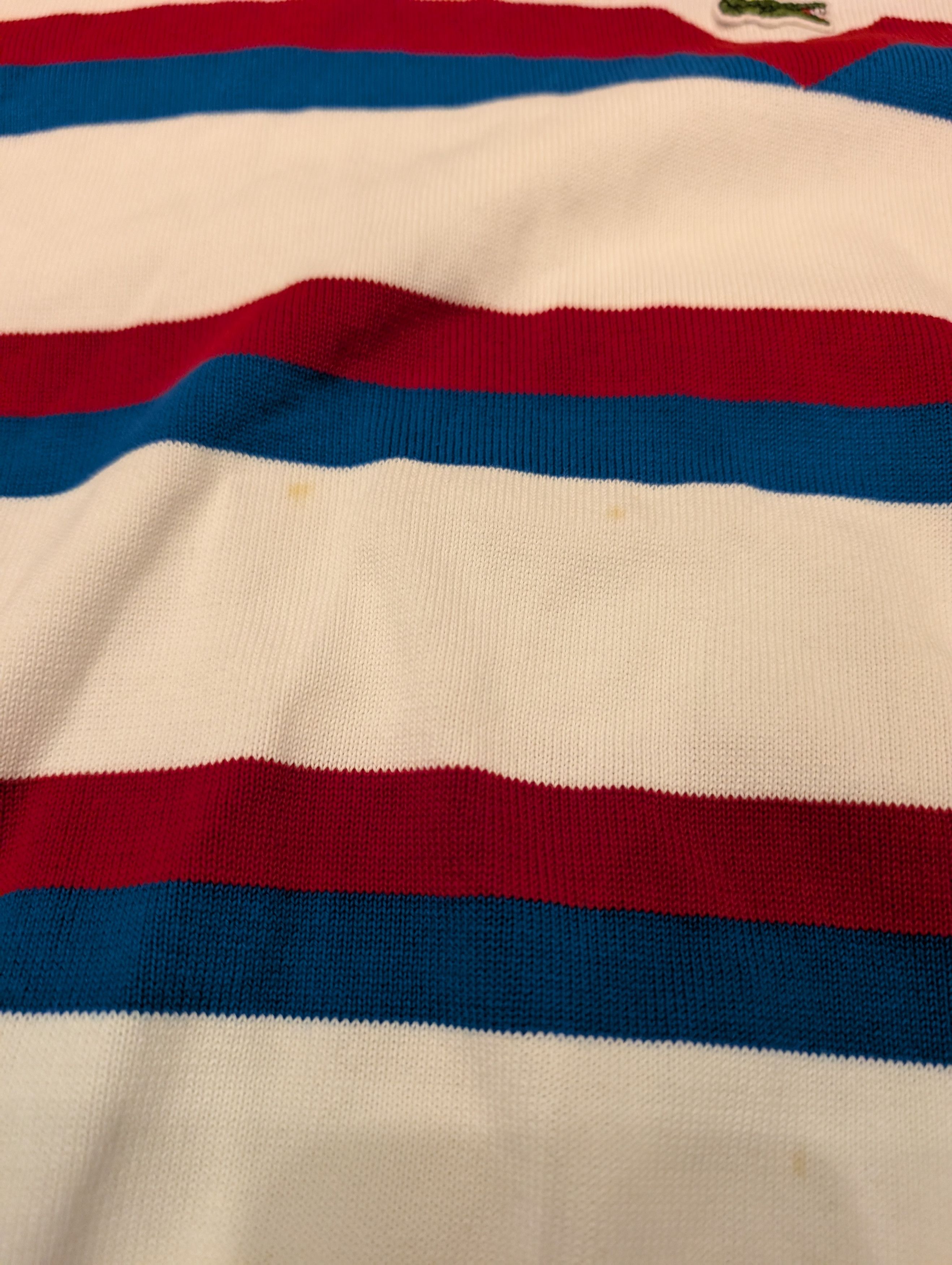 Lacoste Lacoste Knit Striped Sweater Men's Size 3XL *small flaw Size US XXL / EU 58 / 5 - 7 Thumbnail