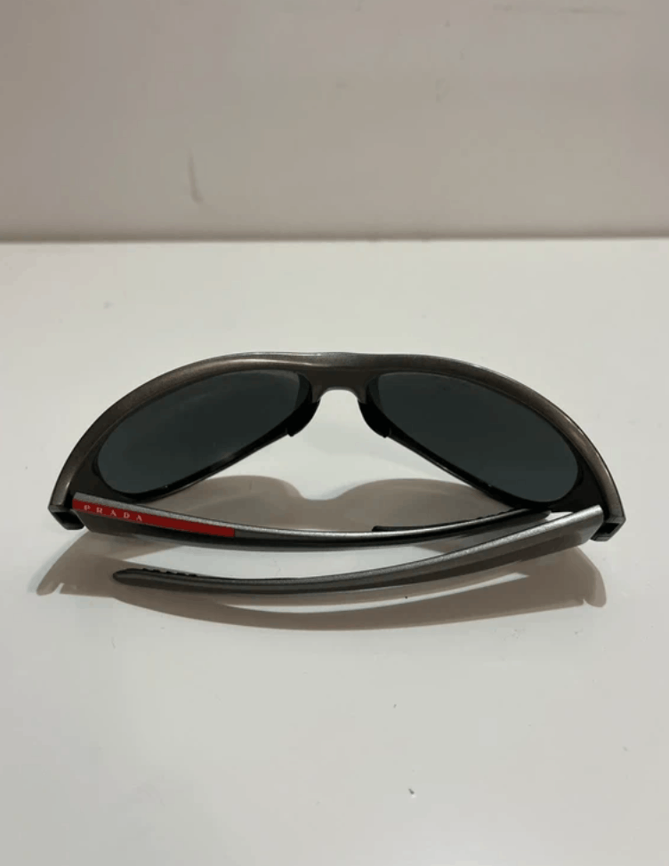 Prada PRADA Sunglasses SPS 04G Wrap Star Rimless Luna Rossa Size ONE SIZE - 8 Thumbnail