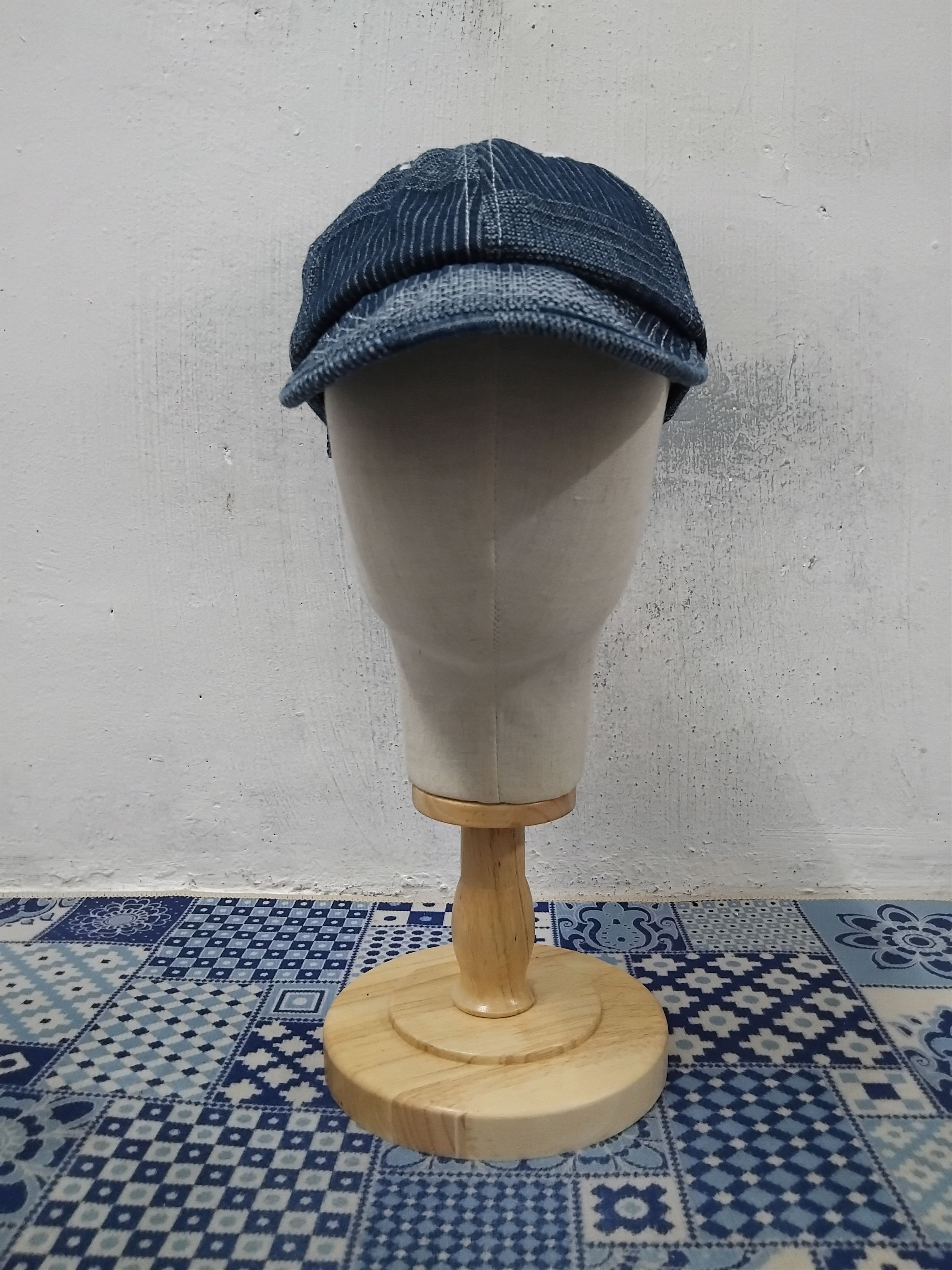Japanese Brand Shashiko print style kapital inspired cap Size ONE SIZE - 3 Thumbnail