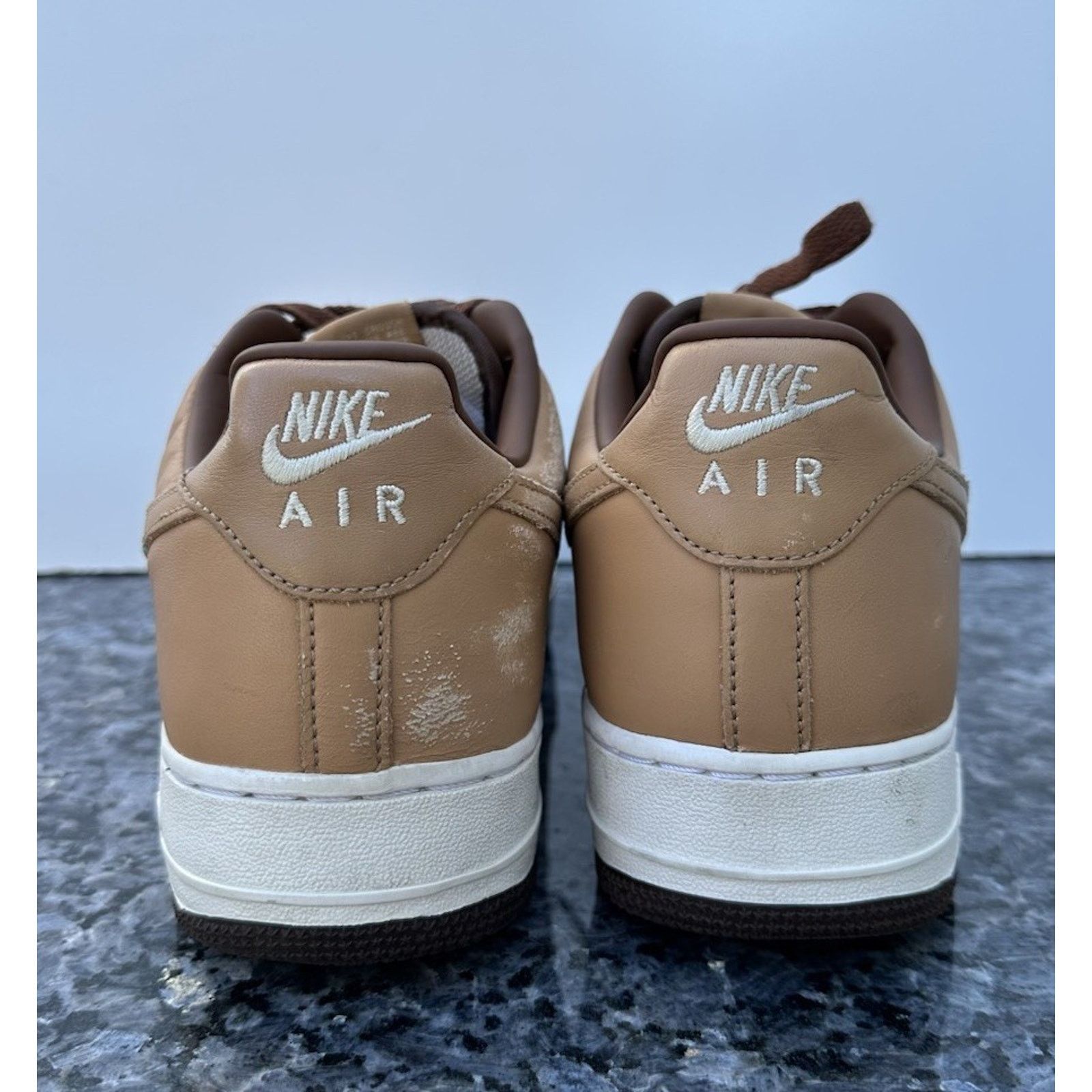 Nike NIKE AIR FORCE 1 QS NATURAL-UNDERBRUSH-ACORN SZ 10.5 Size US 10.5 / EU 43-44 - 13 Thumbnail