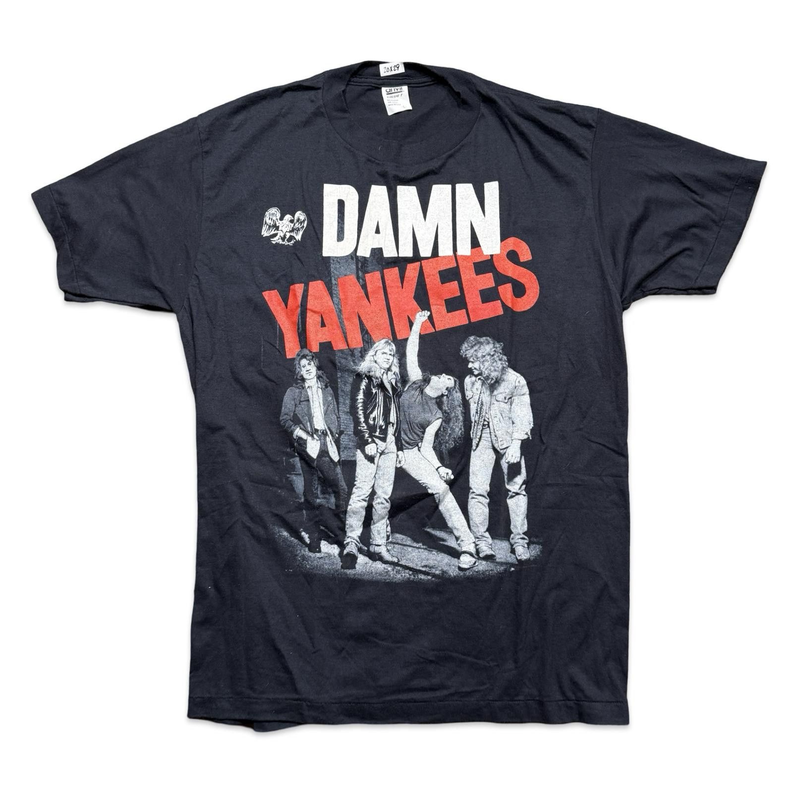 Anvil Damn Yankees 1991 World Tour Vintage T-Shirt | Grailed