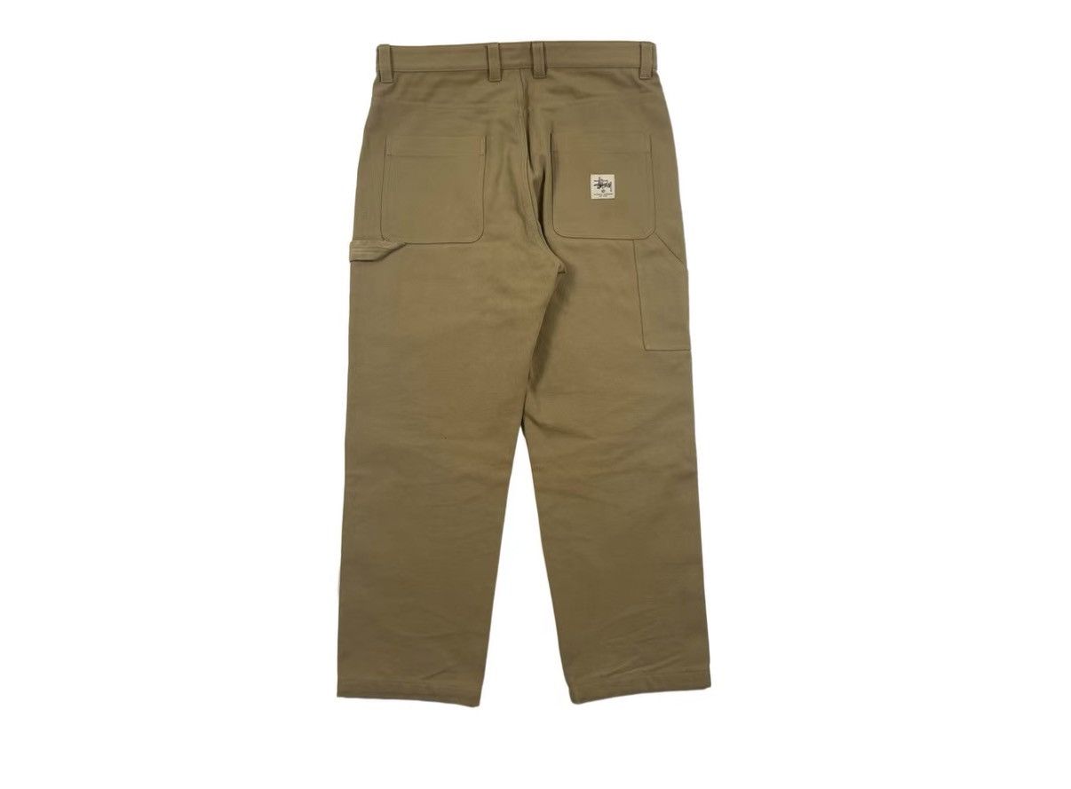 Stussy Stussy Work Pants Leather Panel Lumberjack Trousers J31 Size US 32 / EU 48 - 2 Thumbnail