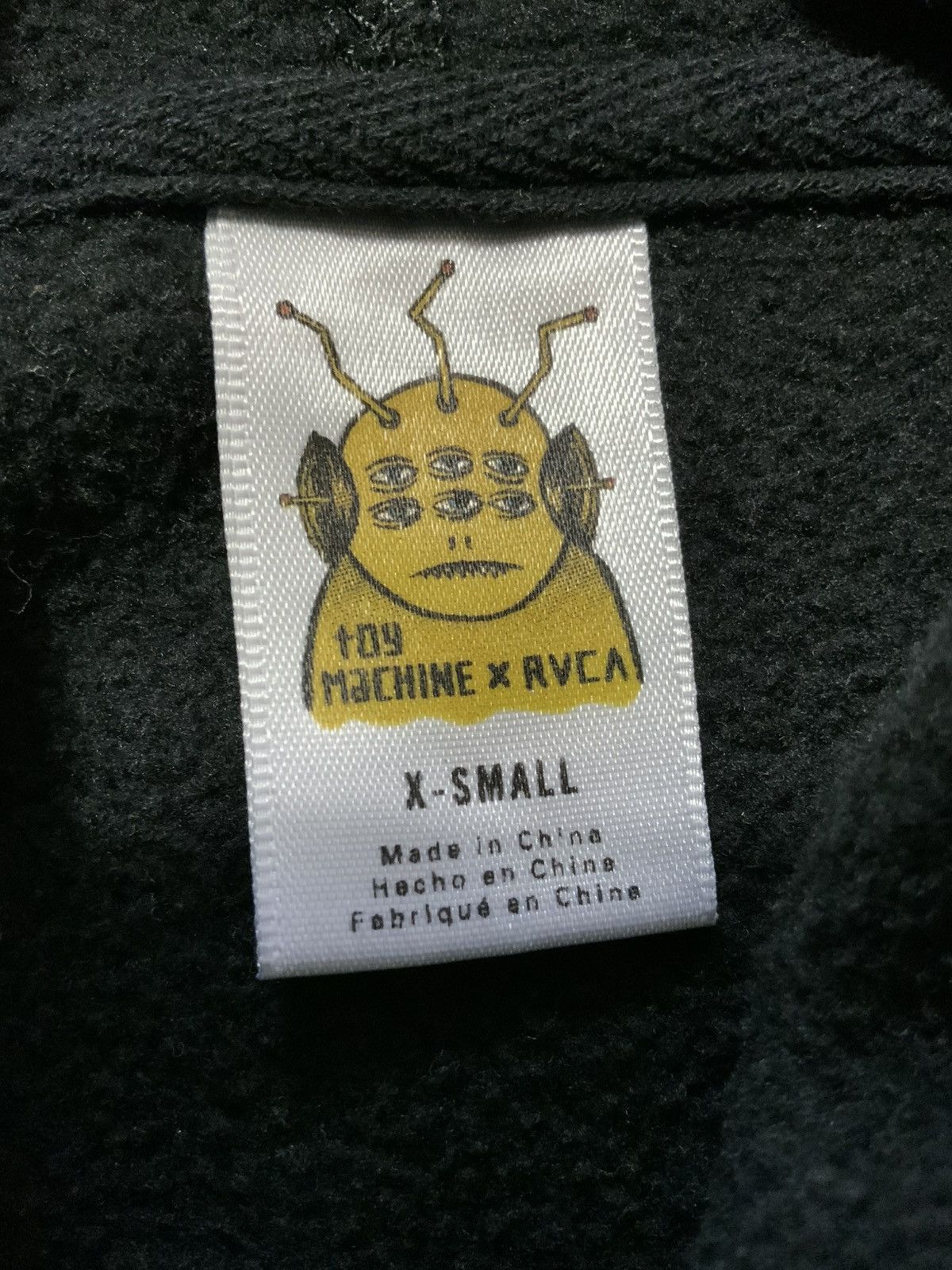 Toy Machine RVCA X Toy Machine Monster Skateboarding Pullover Hoodie Size US XS / EU 42 / 0 - 4 Thumbnail