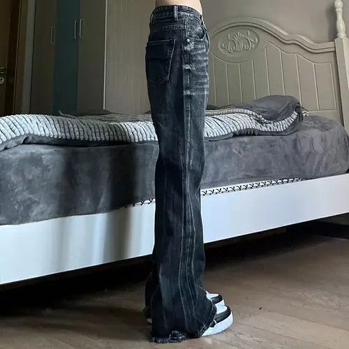 VIBE distressed faded damaged flared jeans Size US 32 / EU 48 - 3 Thumbnail