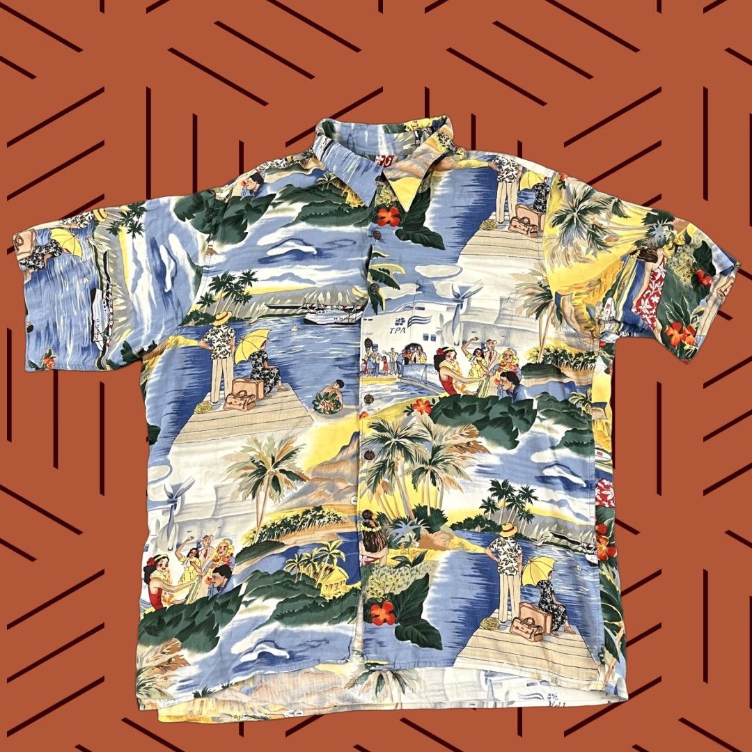 Reyn Spooner VINTAGE Reyn Spooner Shirt Men XL Floral Hawaiian Tropical Resort Aloha Party Button Up Size US XL / EU 56 / 4 - 1 Thumbnail