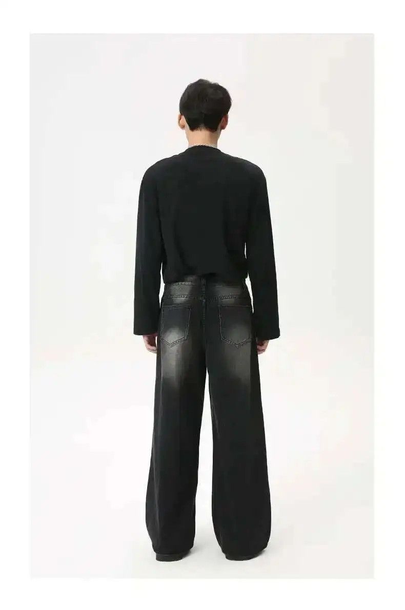 Japanese Brand Baggy Wide Leg Denim Jeans Size US 32 / EU 48 - 9 Thumbnail