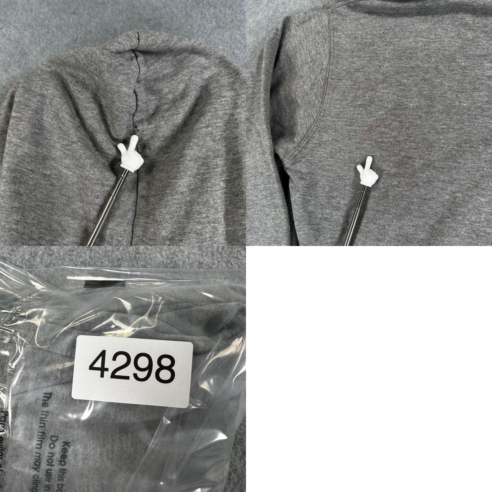 Logo 7 Mopar Hoodie Mens Small Gray Fleece Pullover Logo Graphic Sweatshirt Crew Neck Pockets Size US S / EU 44-46 / 1 - 8 Thumbnail