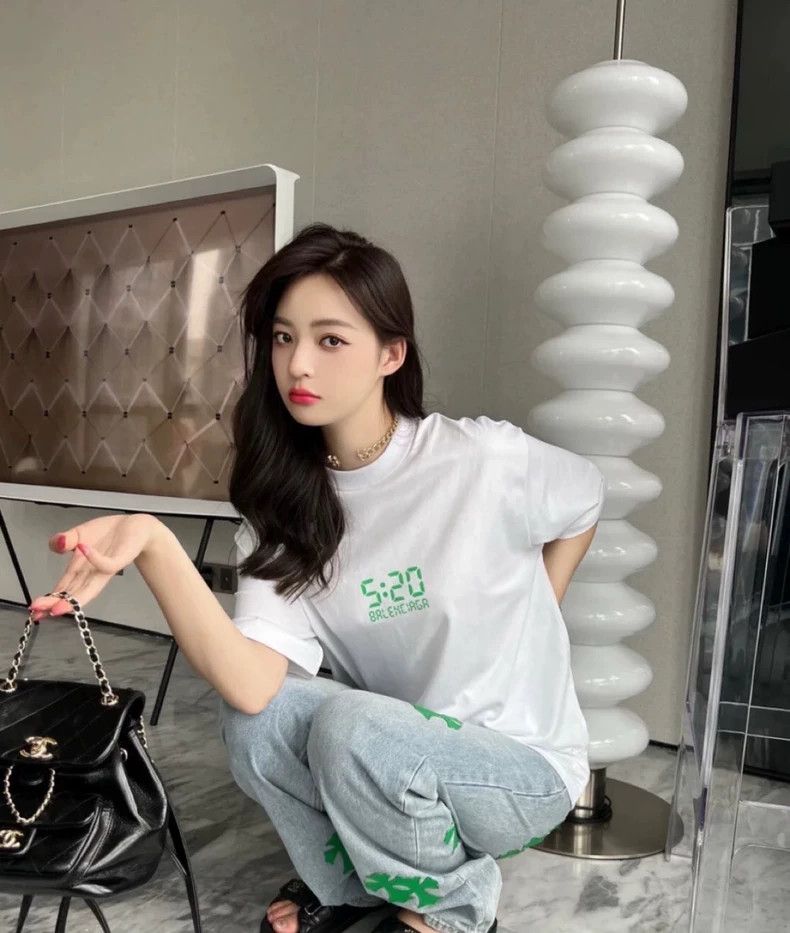 Balenciaga Balenciaga 5:20 Clock Short Sleeve Reverse Clock Size US XS / EU 42 / 0 - 6 Thumbnail