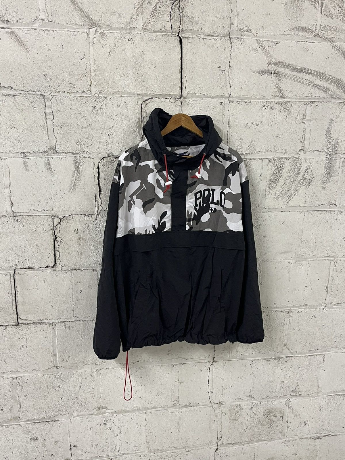 Polo Ralph Lauren Polo Ralph Lauren snow camo windbreaker lightweight jacket Size US XL / EU 56 / 4 - 6 Thumbnail