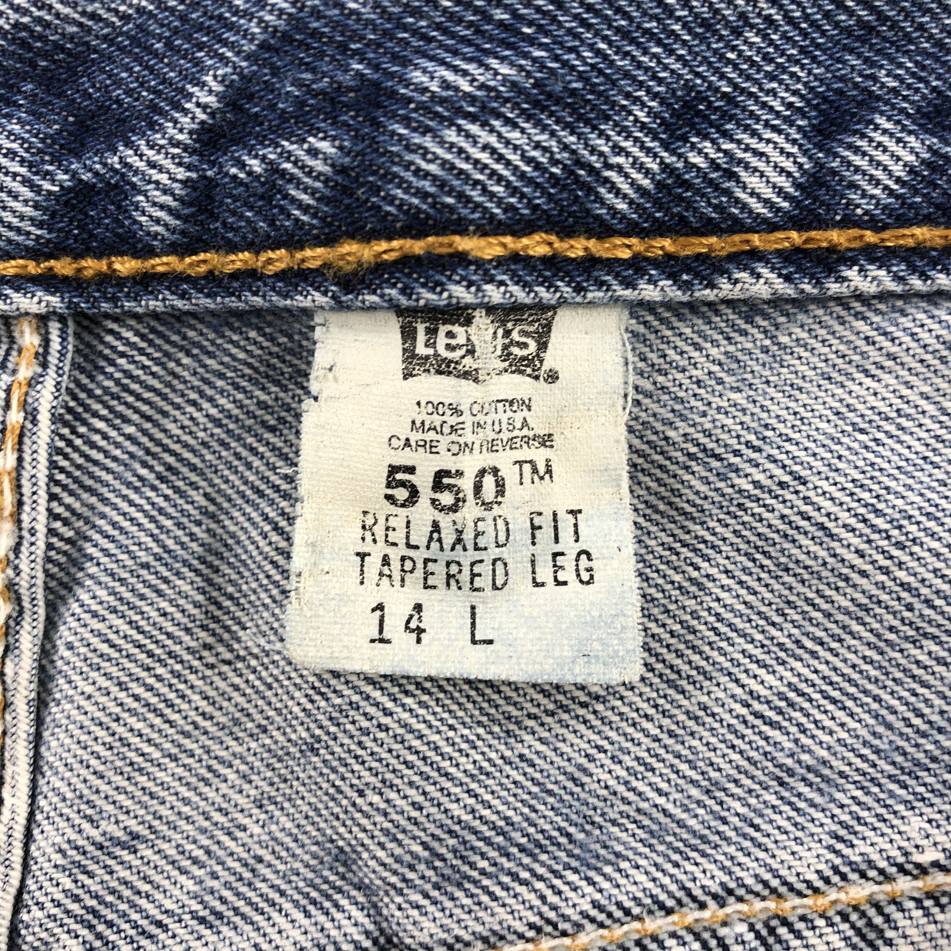 Levi's × Vintage 90s Vintage Blue Wash Levis 550 Jeans-JM2741 Size US 32 / EU 48 - 13 Thumbnail