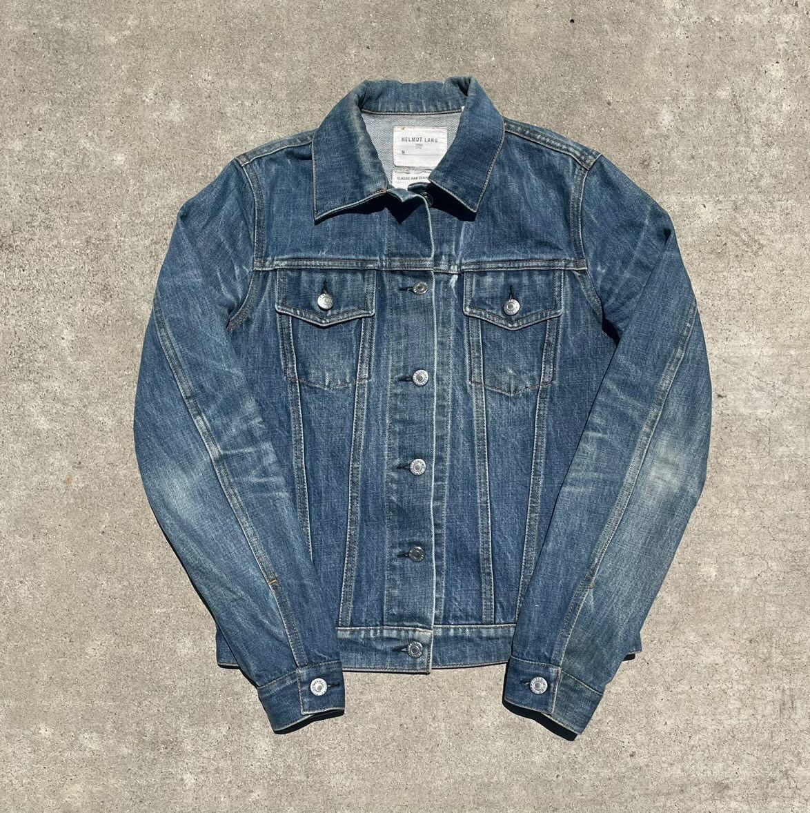 Helmut Lang Helmut lang Raw denim classic jacket | Grailed